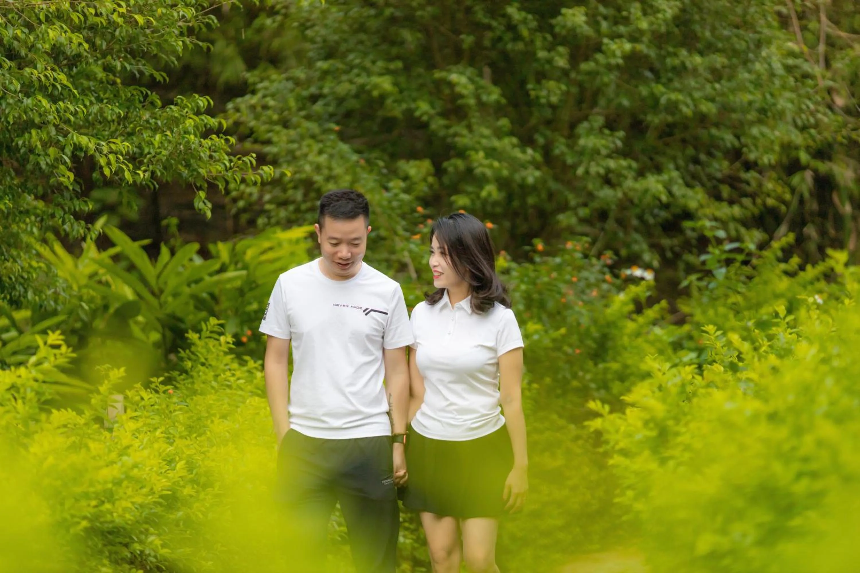 People in Mai Chau Mountain View Resort