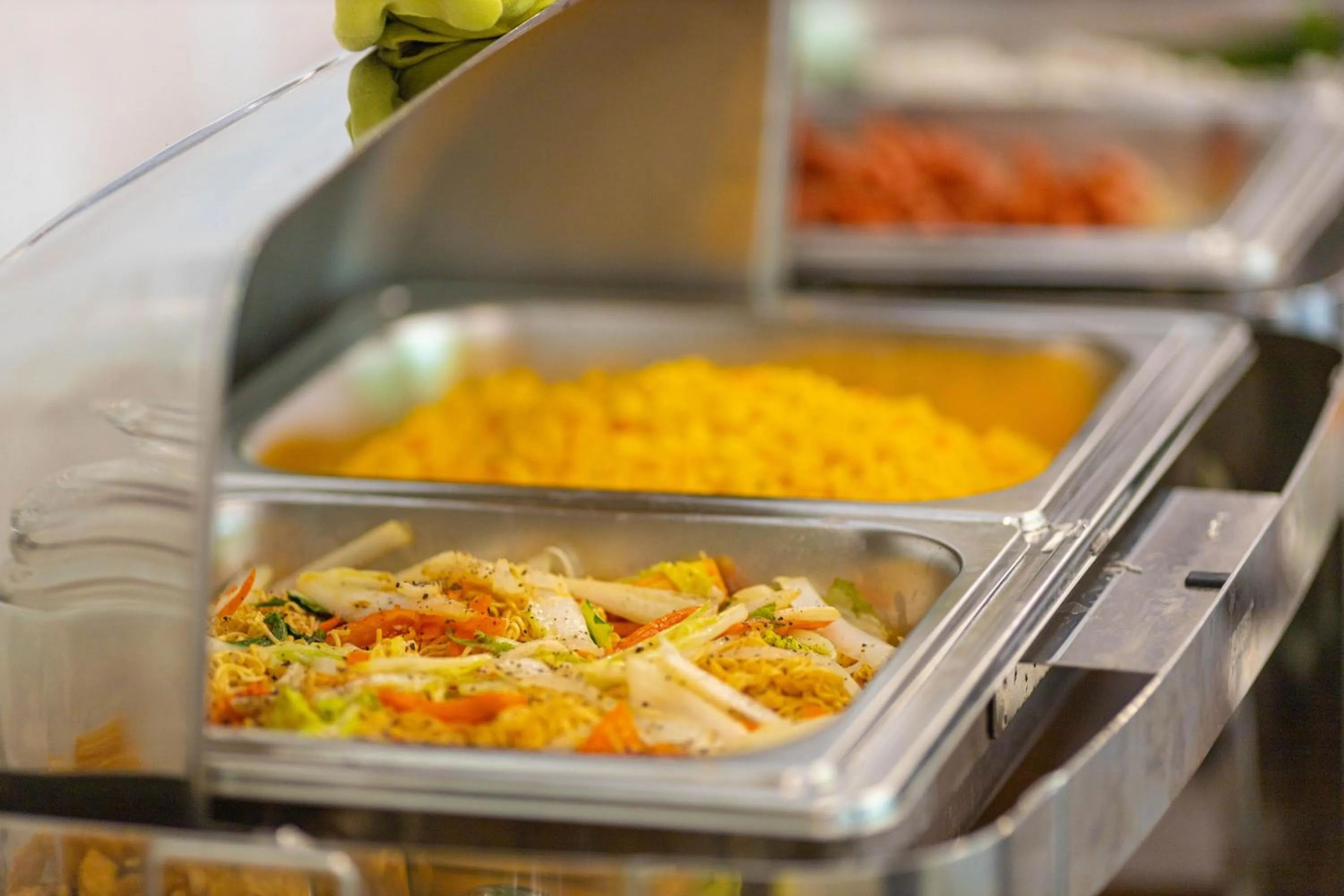 Buffet breakfast in Mai Chau Mountain View Resort