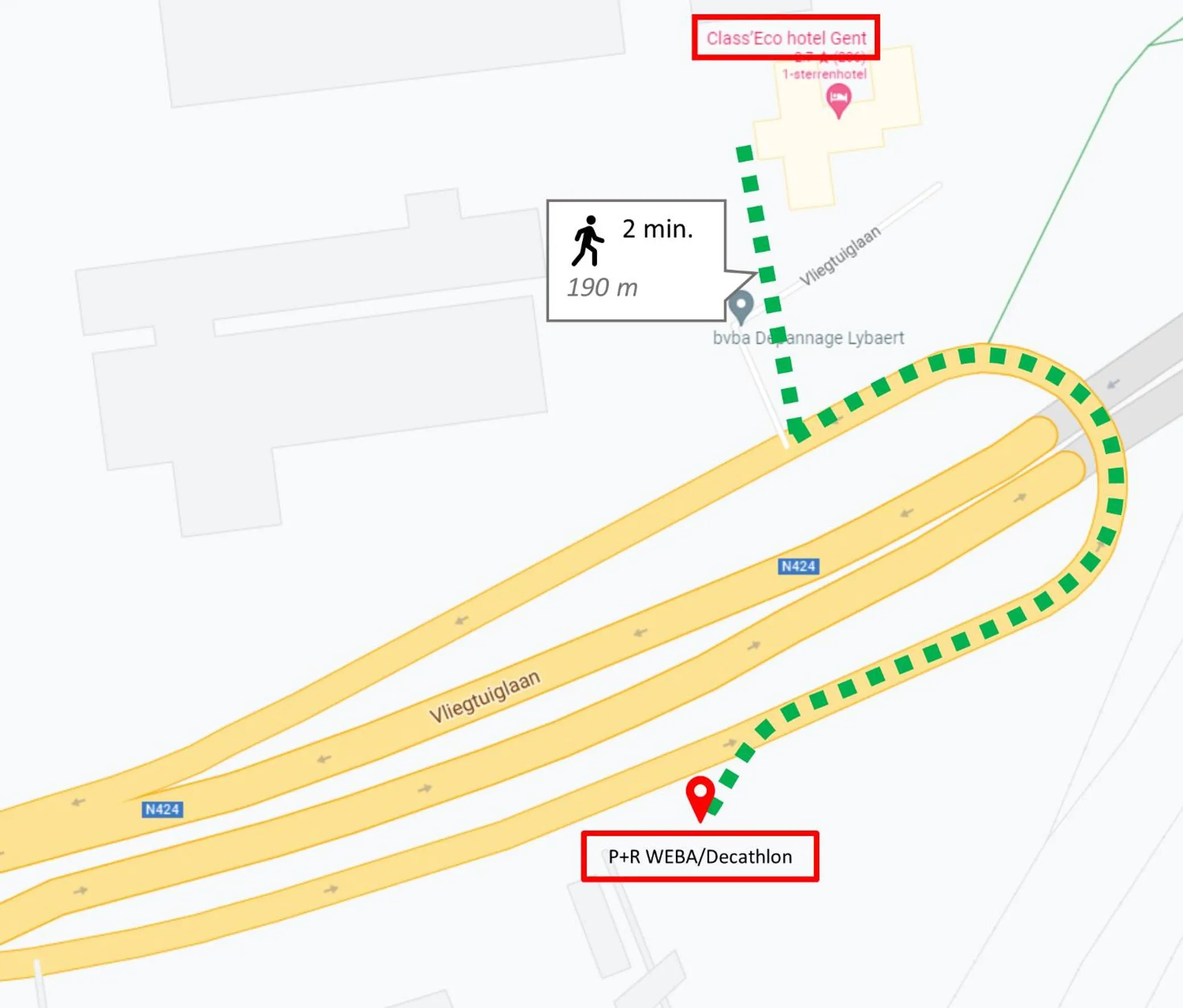 Floor plan in ClassEco Gent