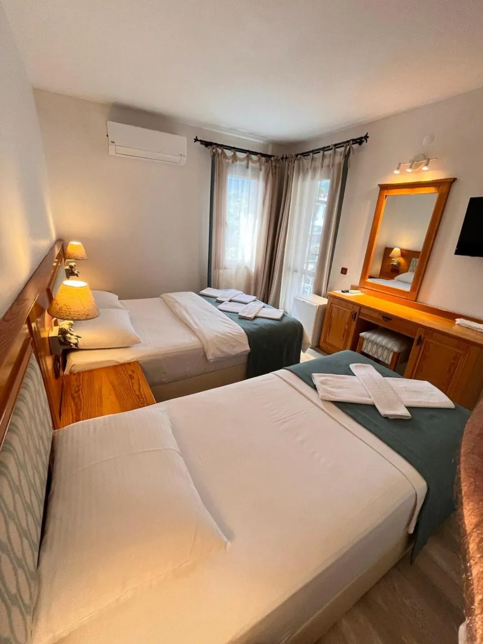 Bed in Yelken Hotel Akyaka