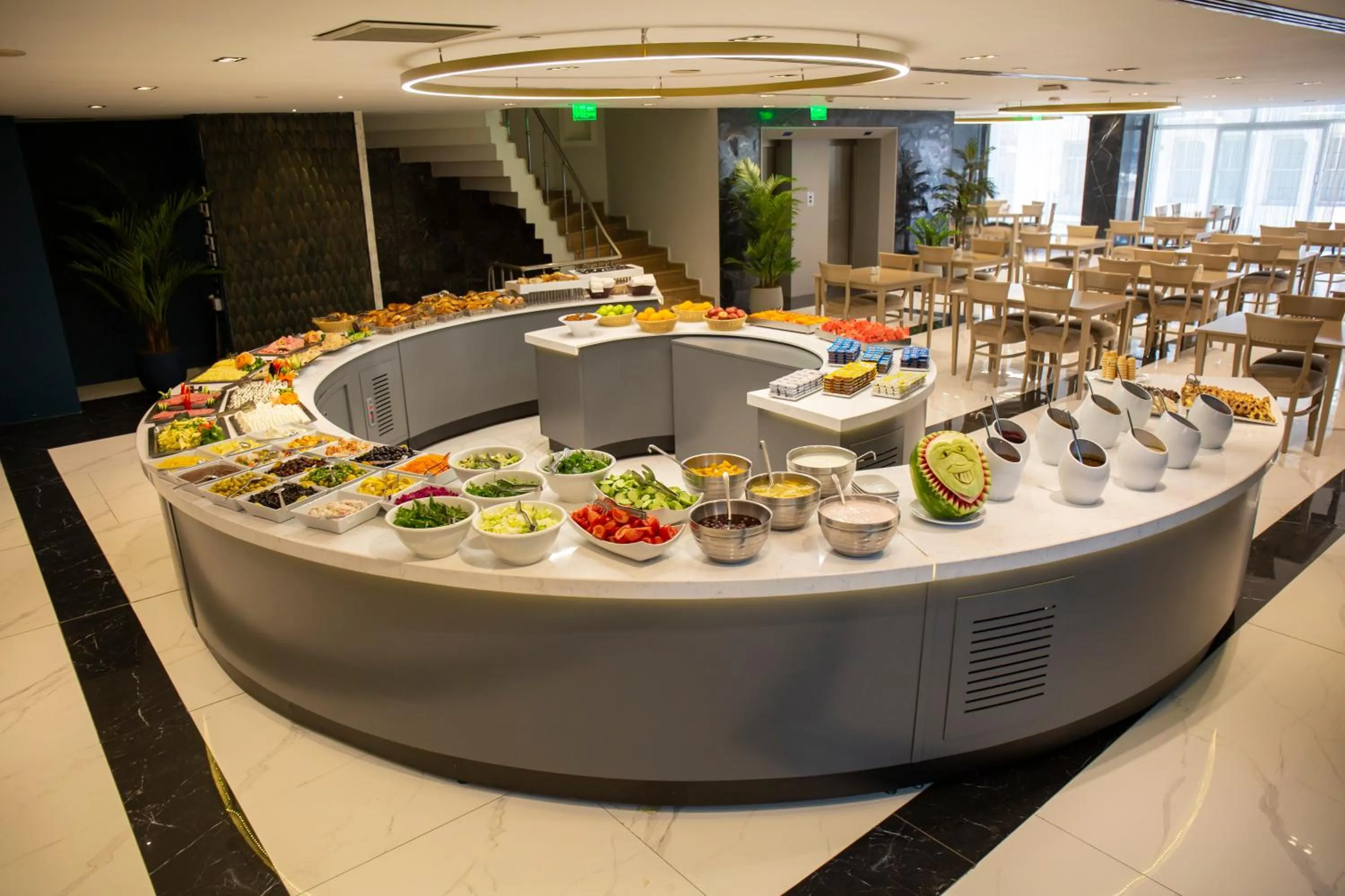 Buffet breakfast in Nova Plaza Crystal Hotel & Spa