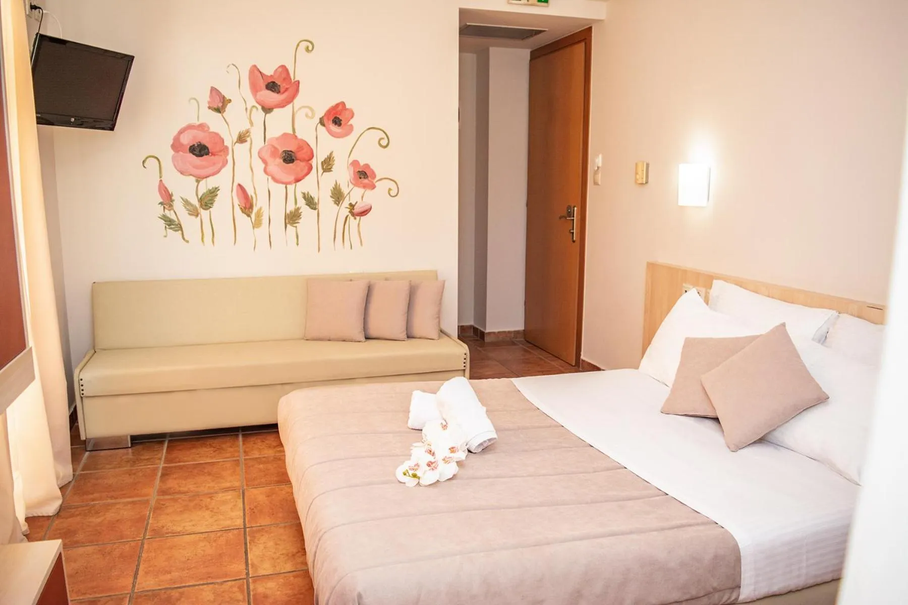 Photo of the whole room, Bed in Platamon Centrale