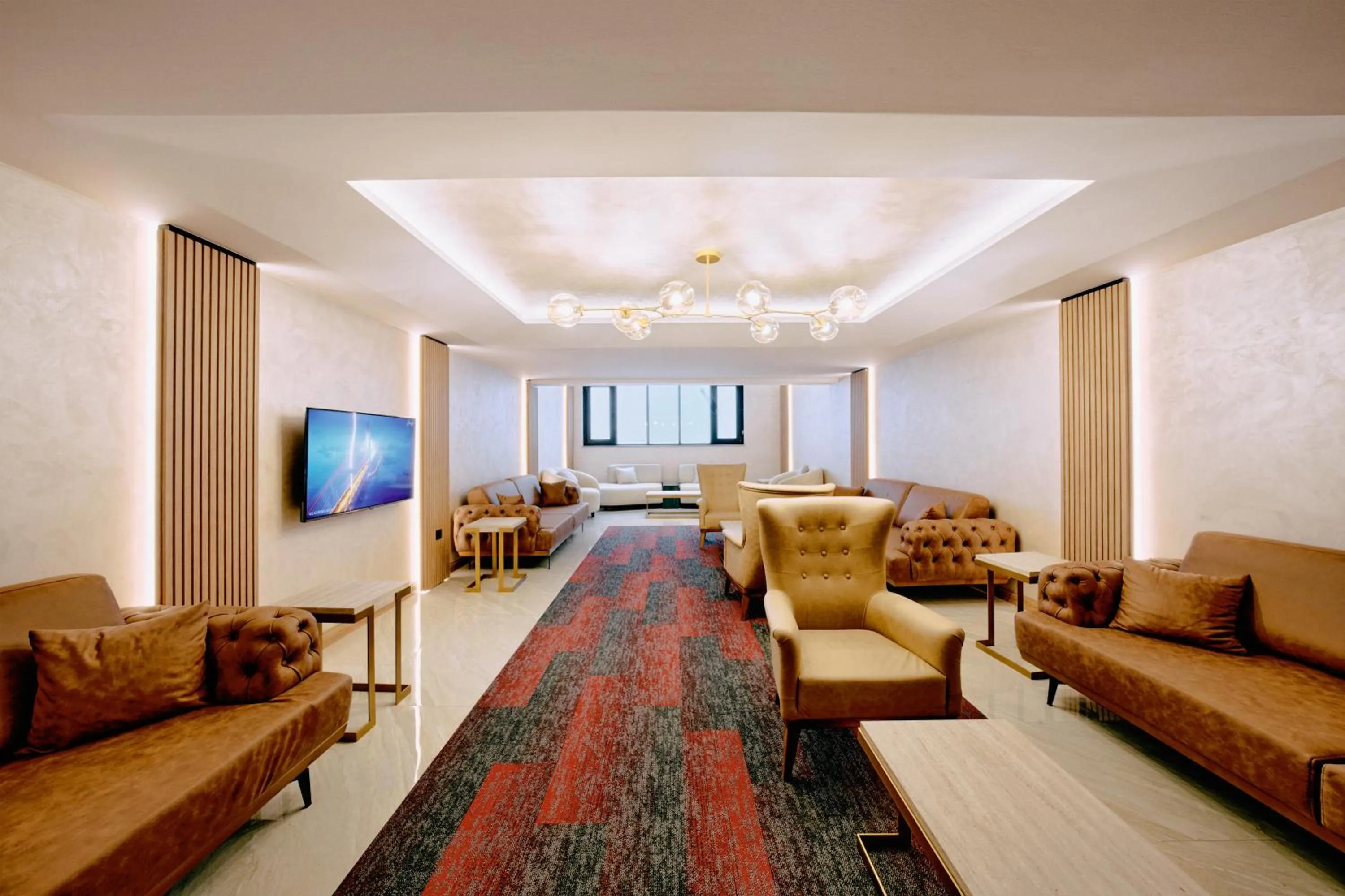 Seating area in Osmanbey Fatih Hotel