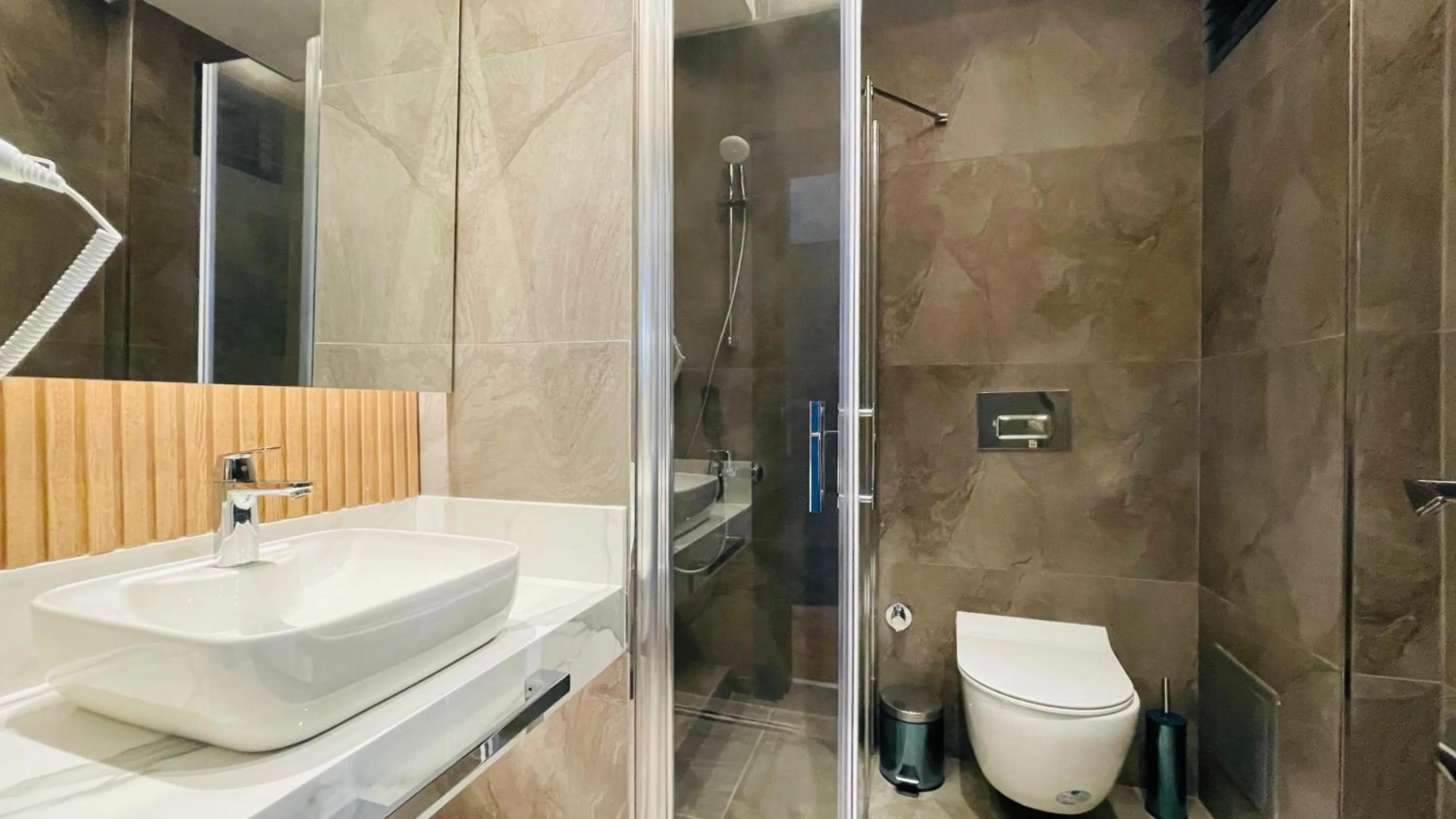 Bathroom in Osmanbey Fatih Hotel