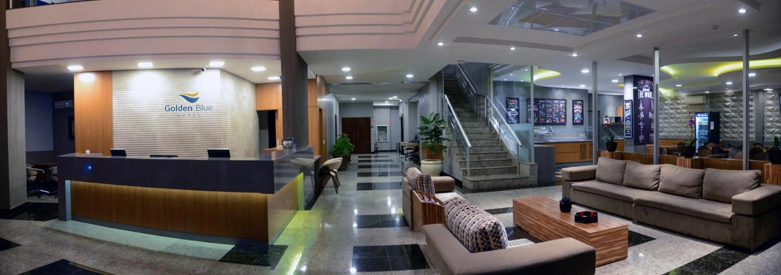 Lobby or reception in Golden Blue Hotel