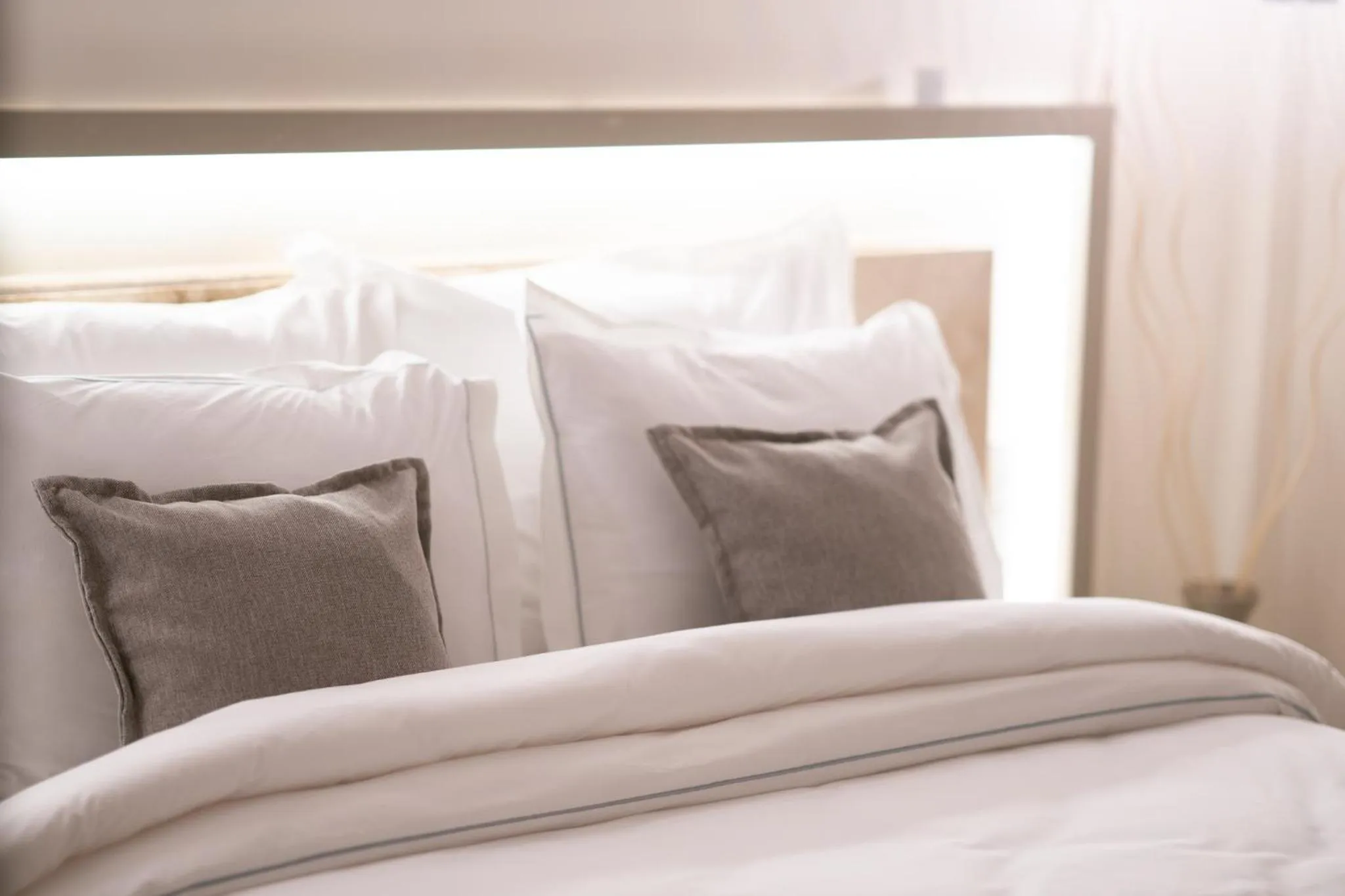 Bed in Elementa Boutique Hotel - Adults Only