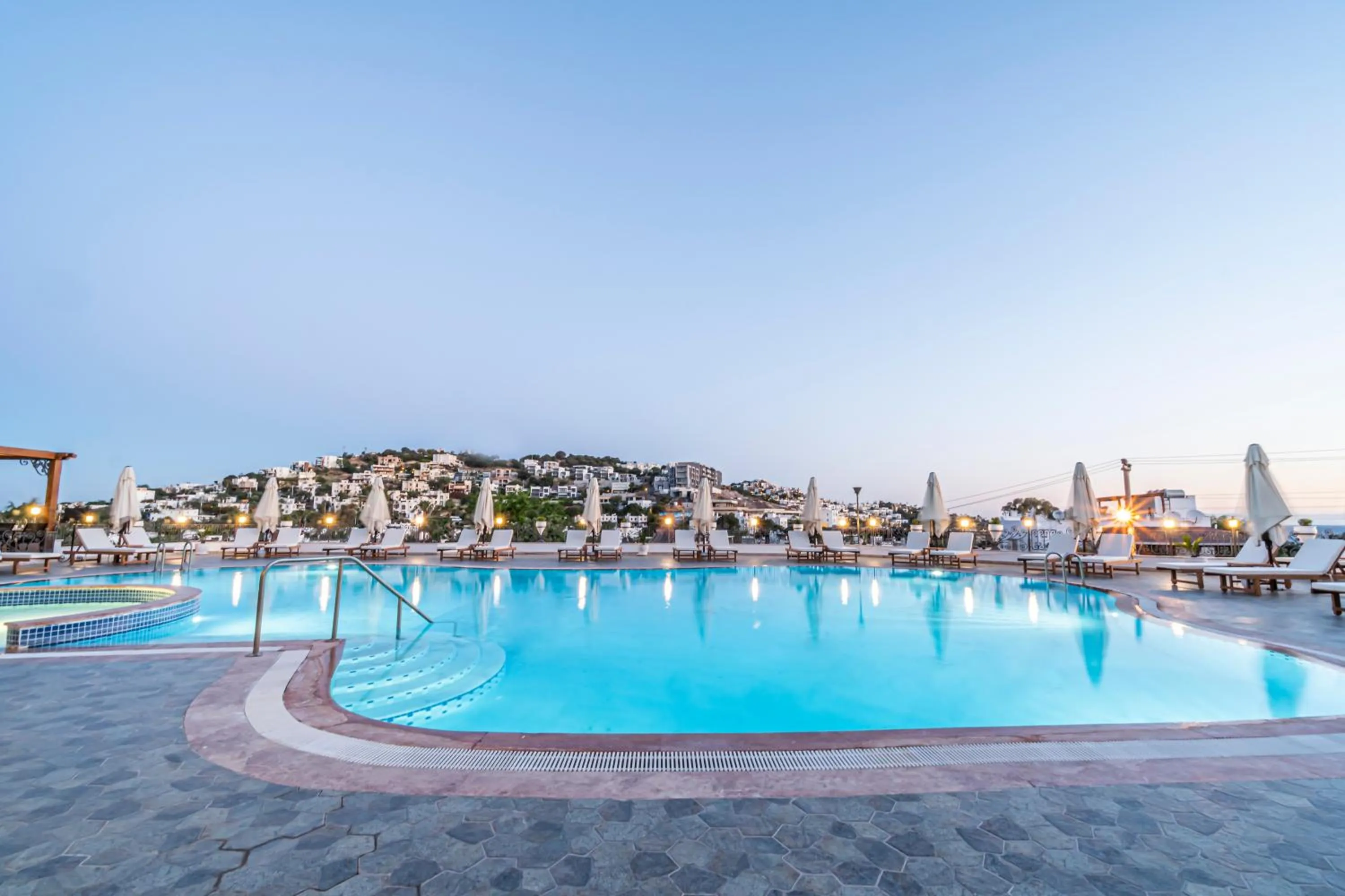 Pool view in Elementa Boutique Hotel - Adults Only