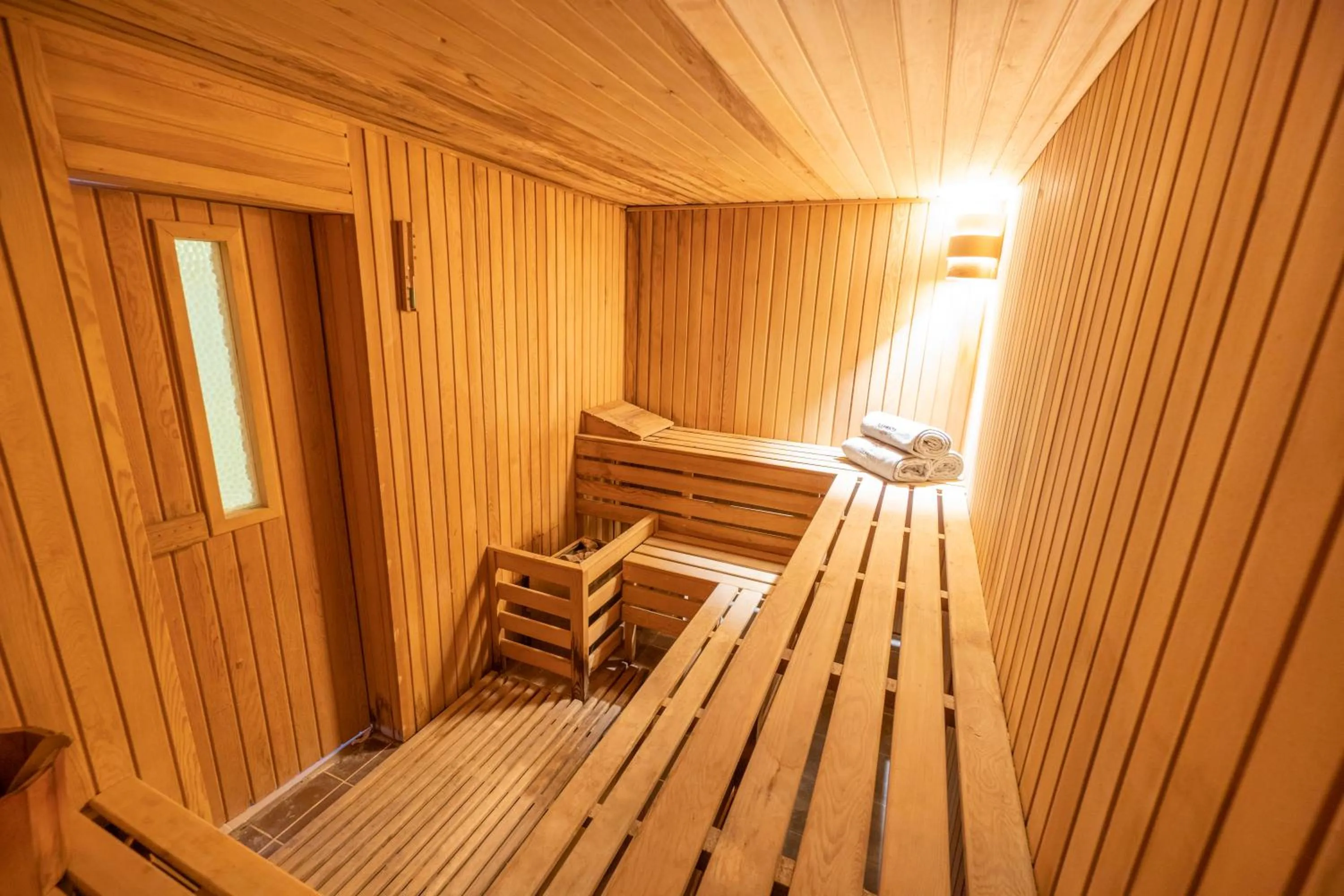 Sauna in Elementa Boutique Hotel - Adults Only