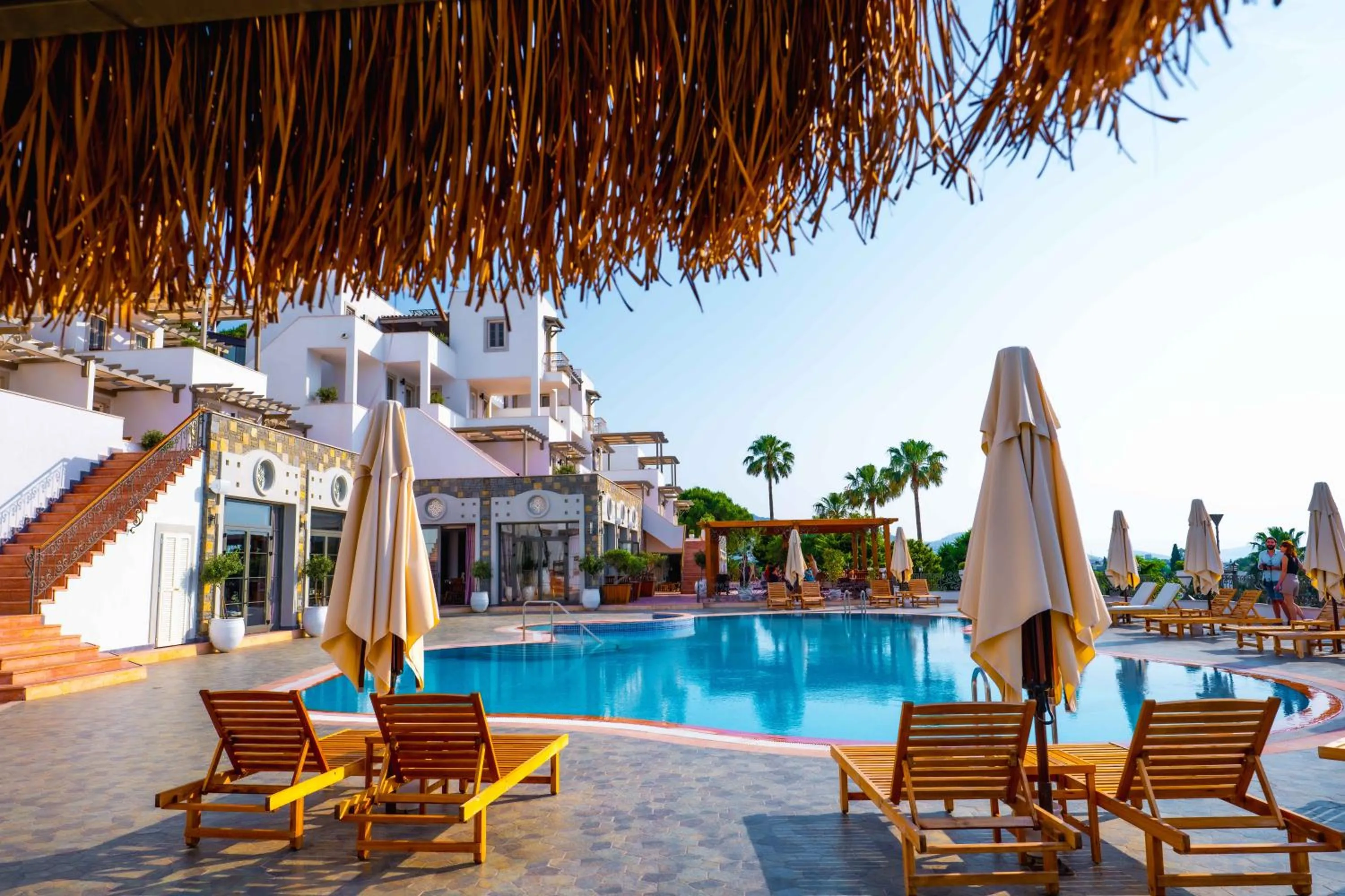 Swimming pool in Elementa Boutique Hotel - Adults Only