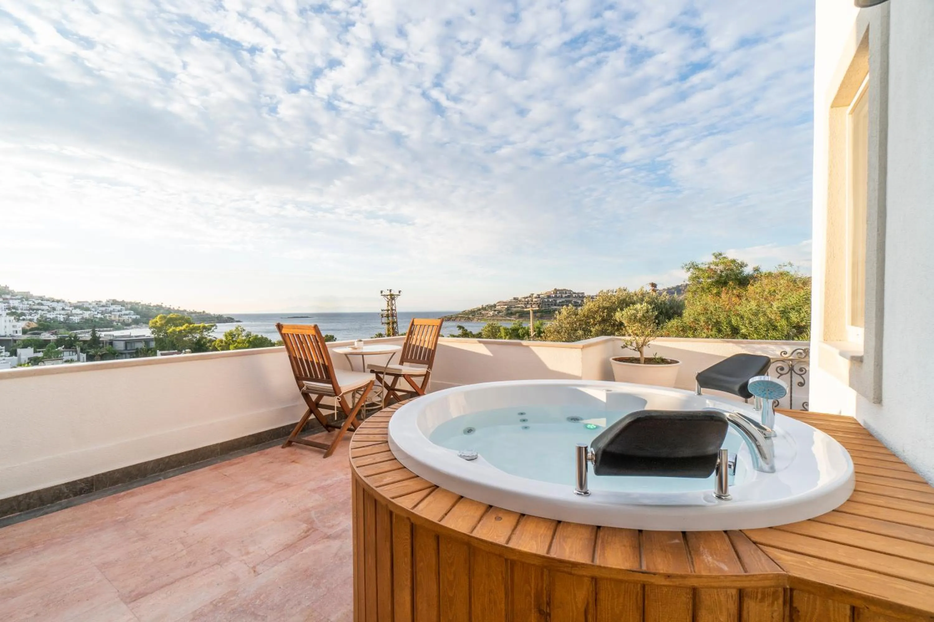 Balcony/Terrace in Elementa Boutique Hotel - Adults Only