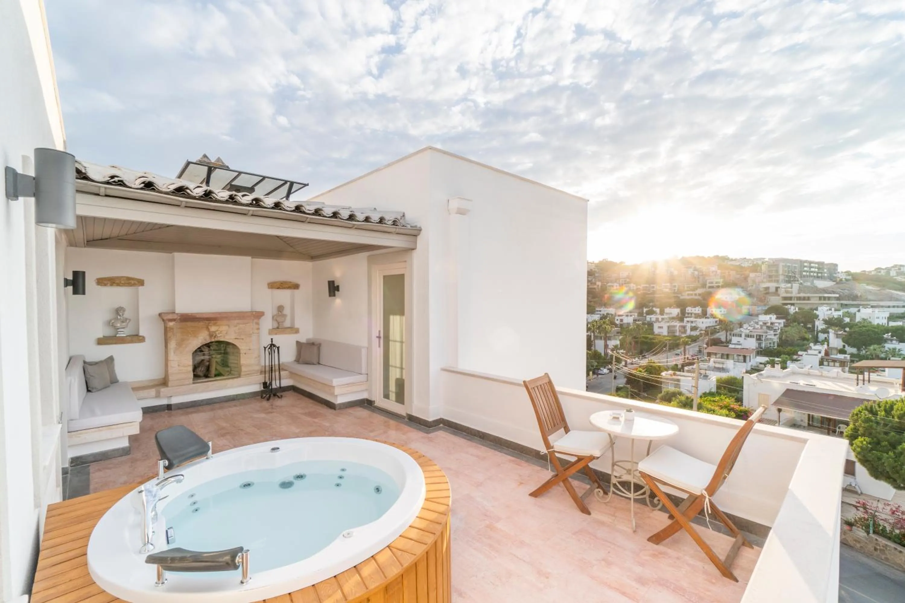 Balcony/Terrace in Elementa Boutique Hotel - Adults Only