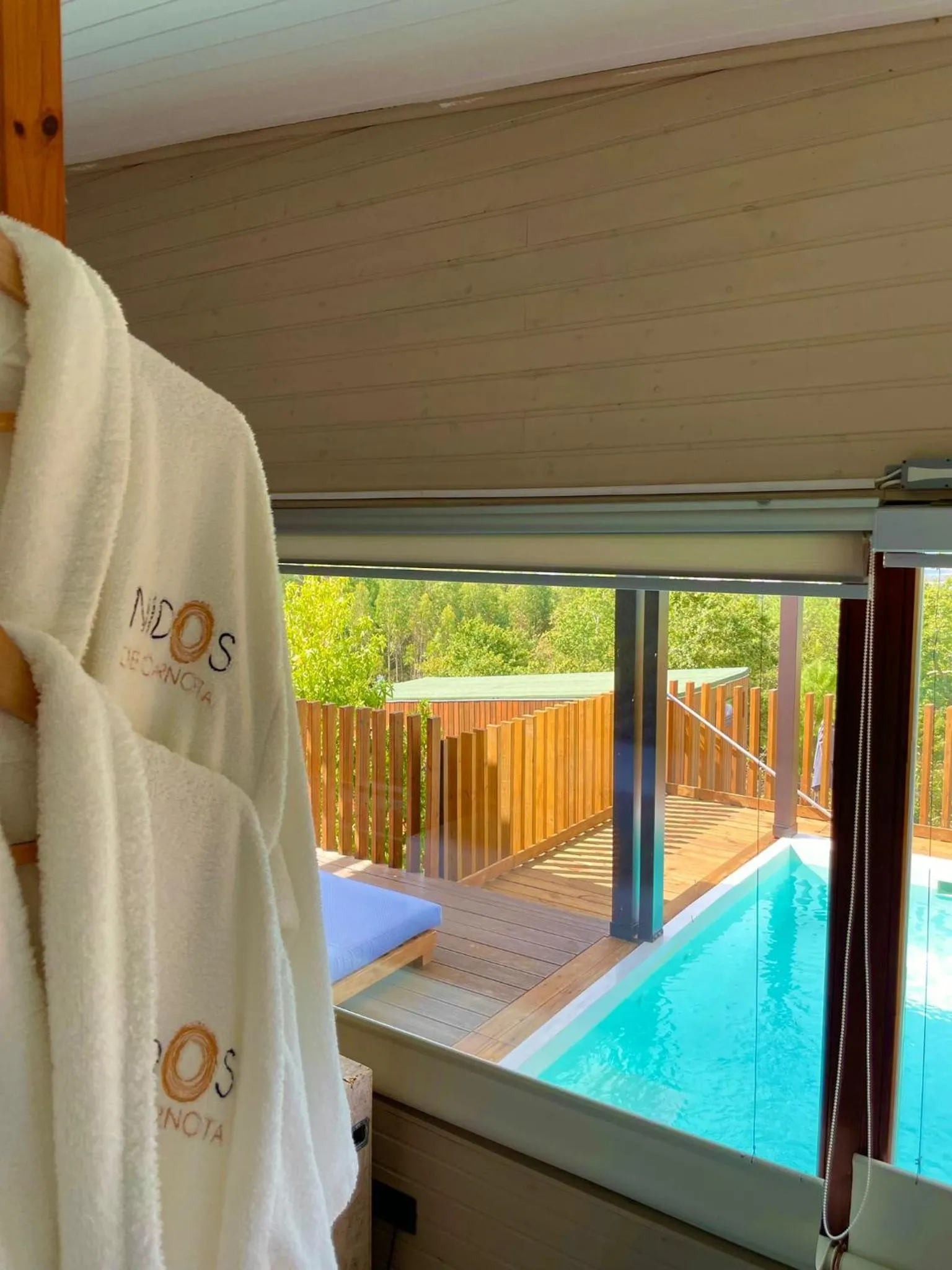 Pool view in Nidos de carnota