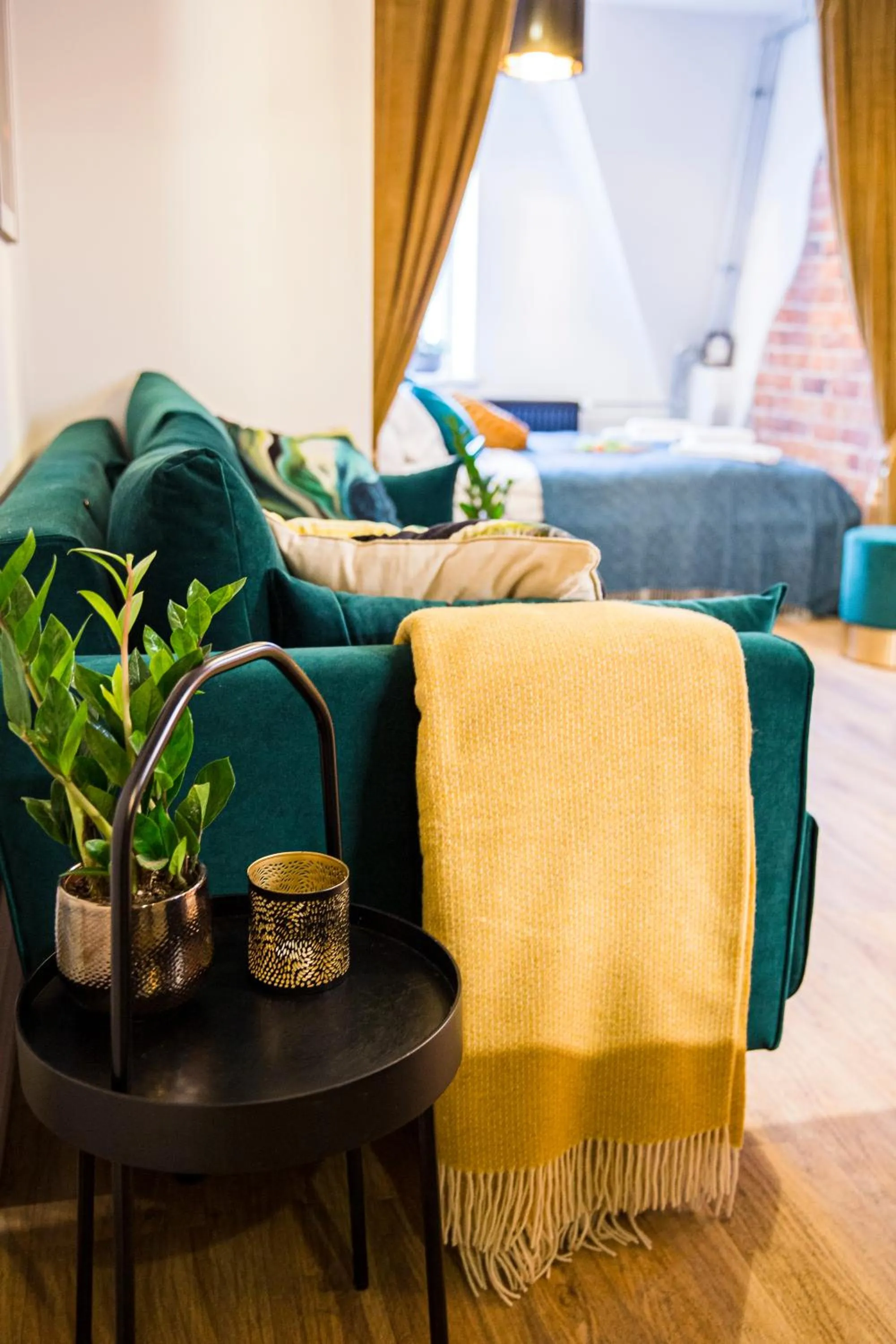 Seating area, Bed in Bob W Tallinn City Centre - Avangard