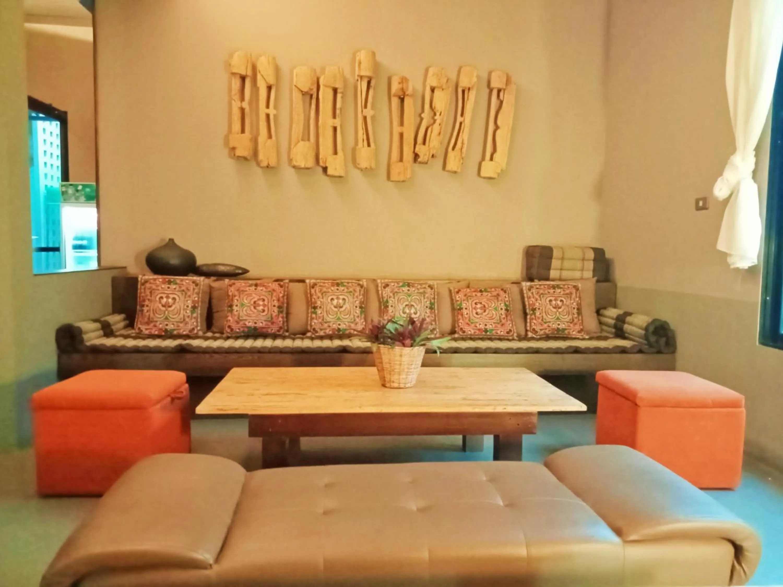 Living room in Baba pim villa