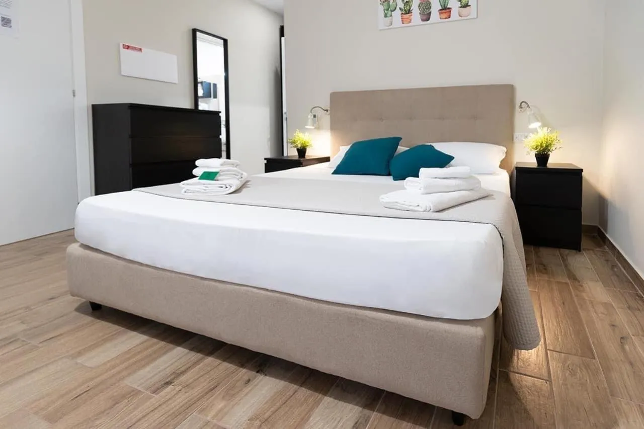 Bedroom, Bed in Khome Giardini Naxos