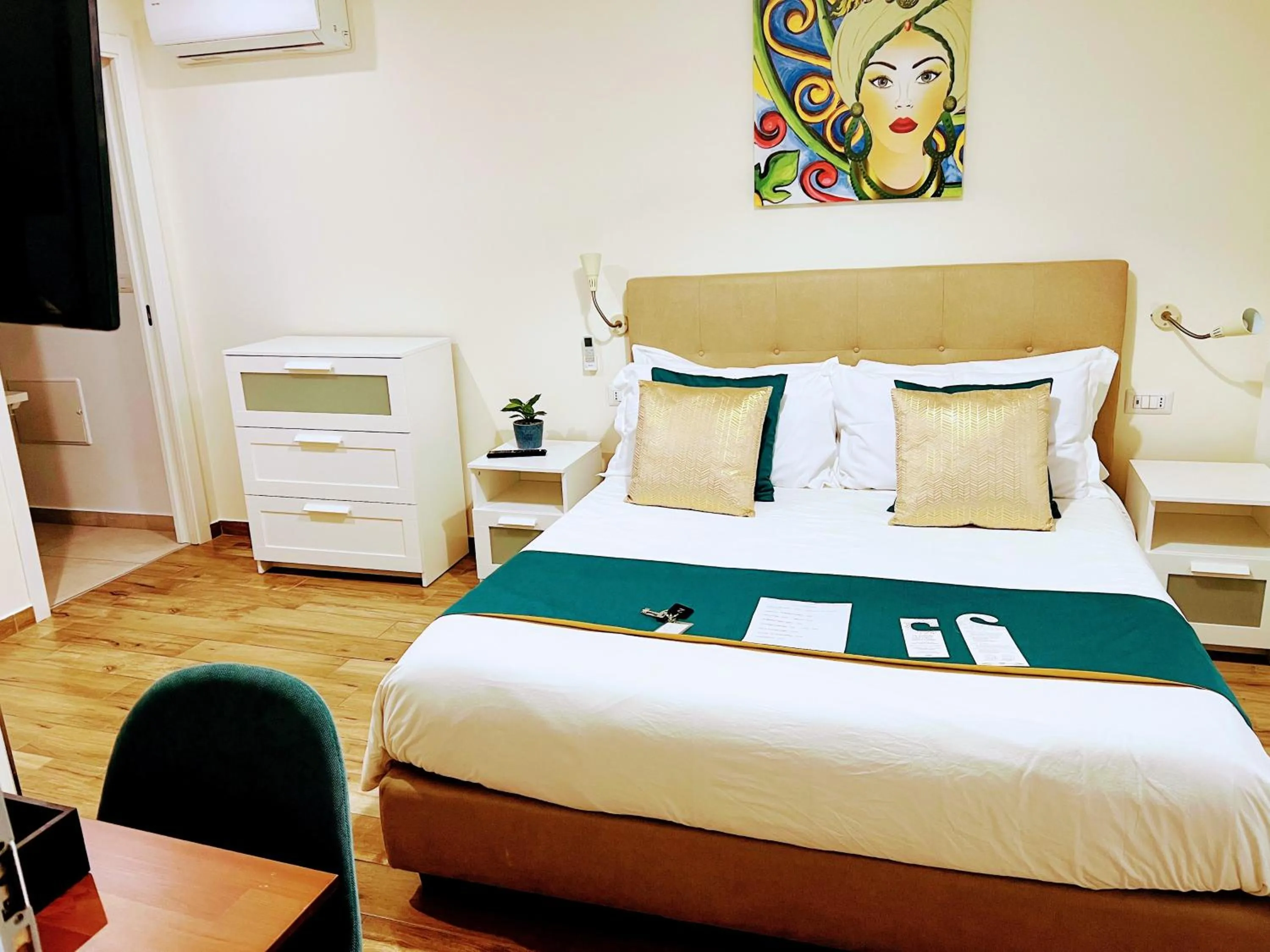 Bedroom, Bed in Nery Home Giardini Naxos