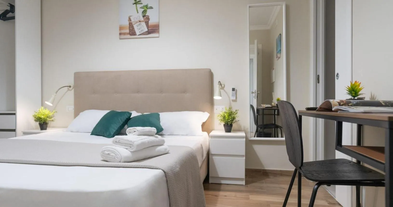 Bedroom, Bed in Khome Giardini Naxos