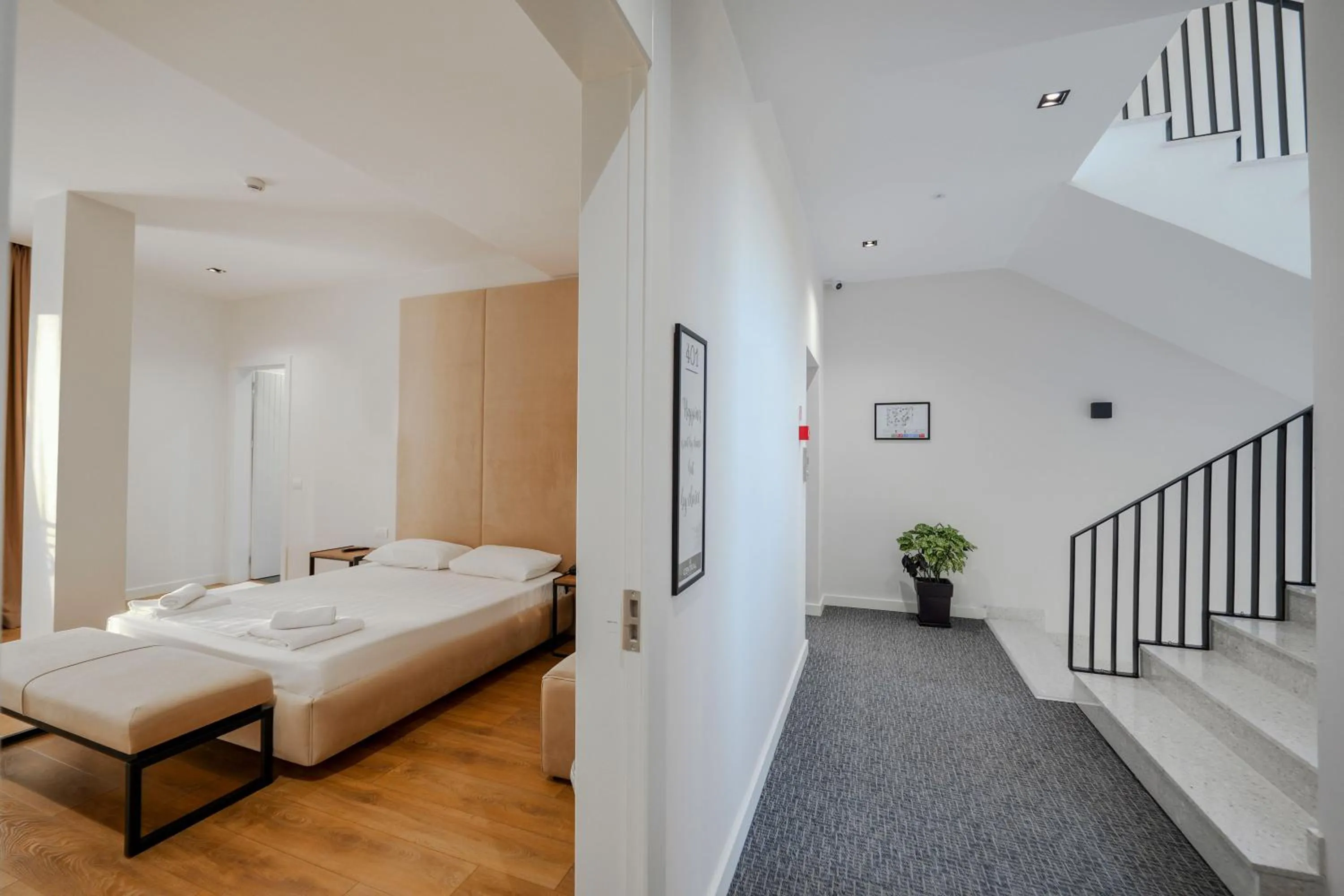 Bed in Hotel Central