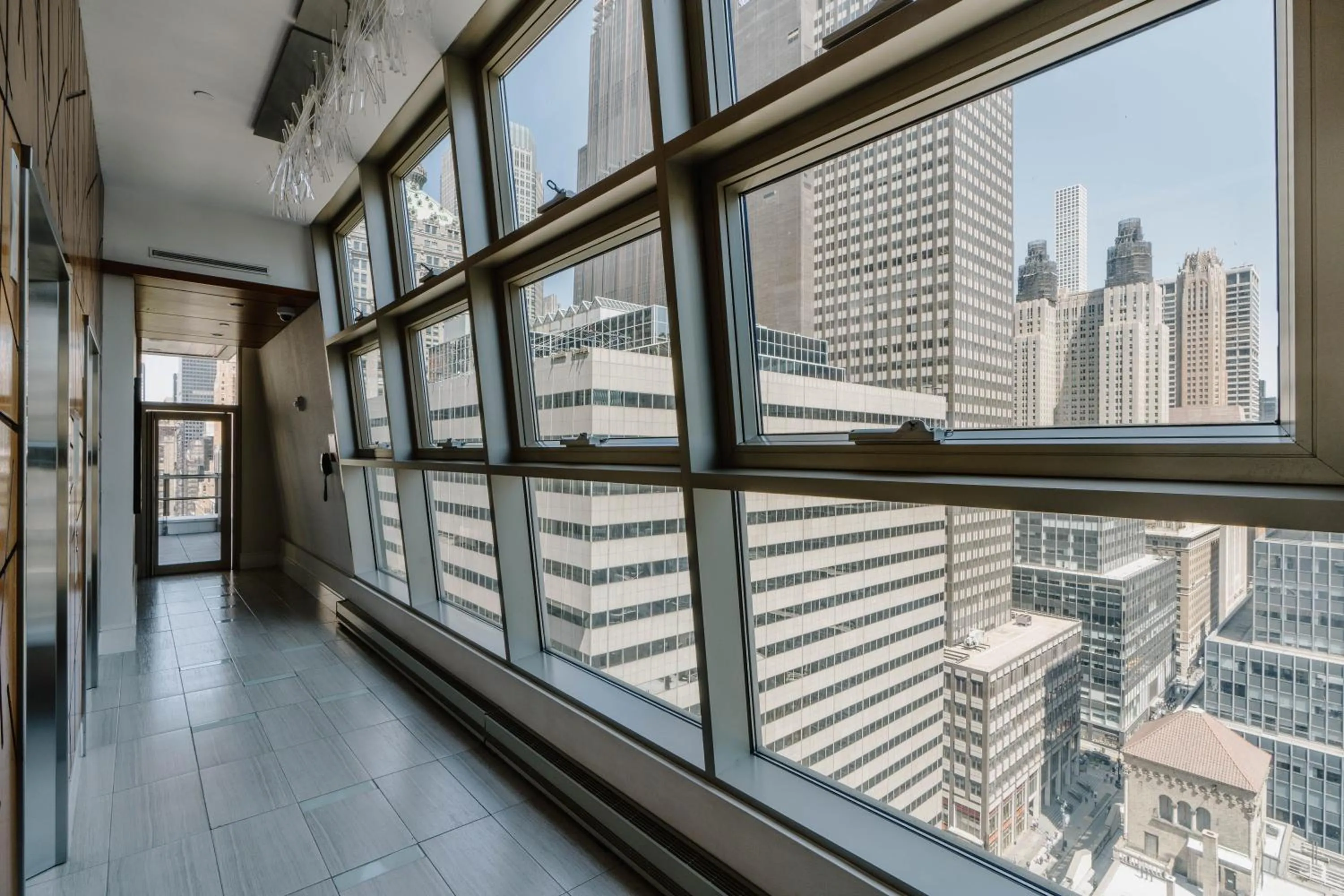 City view in Club Quarters Hotel Grand Central, New York