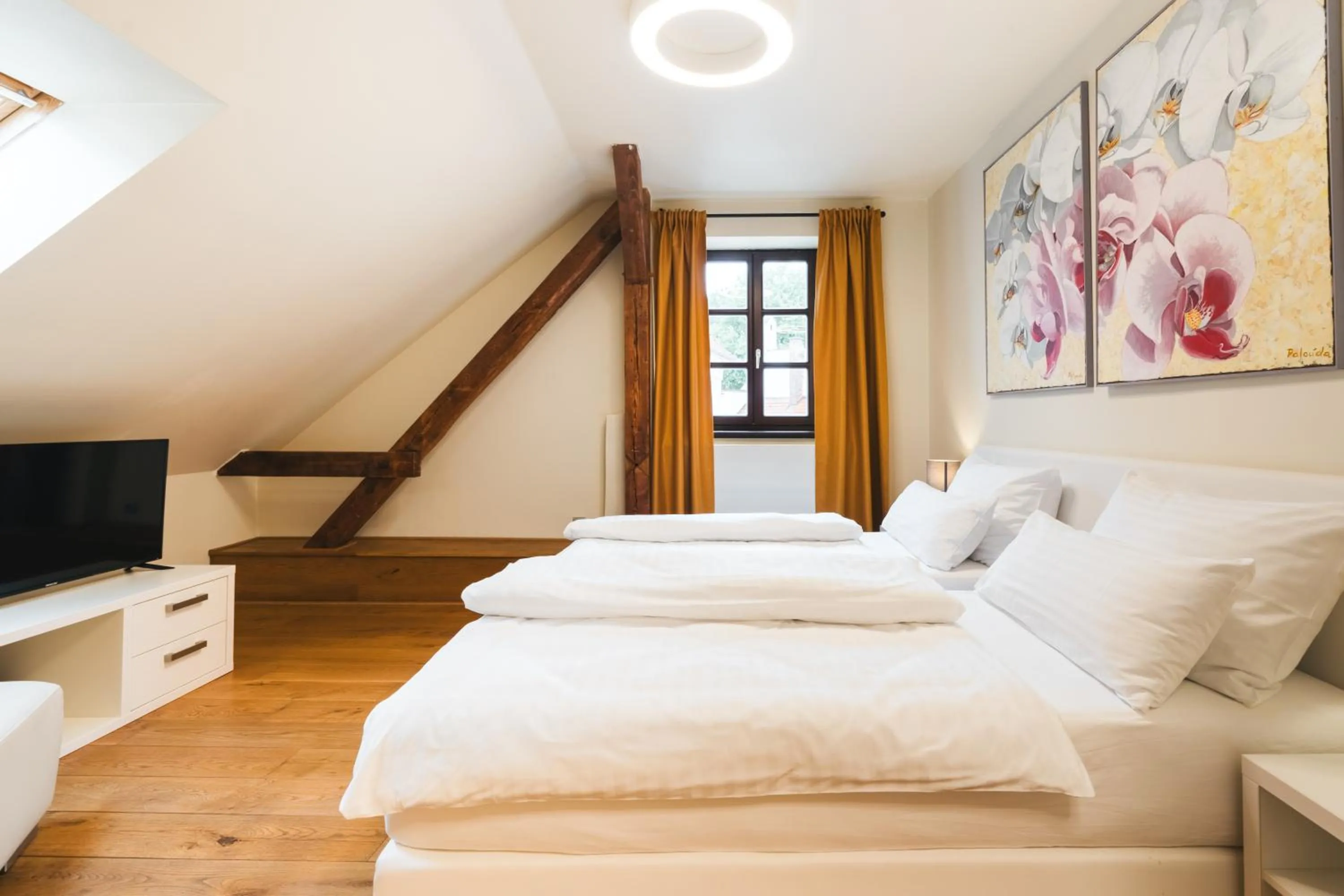 Bed in Hotel Latrán