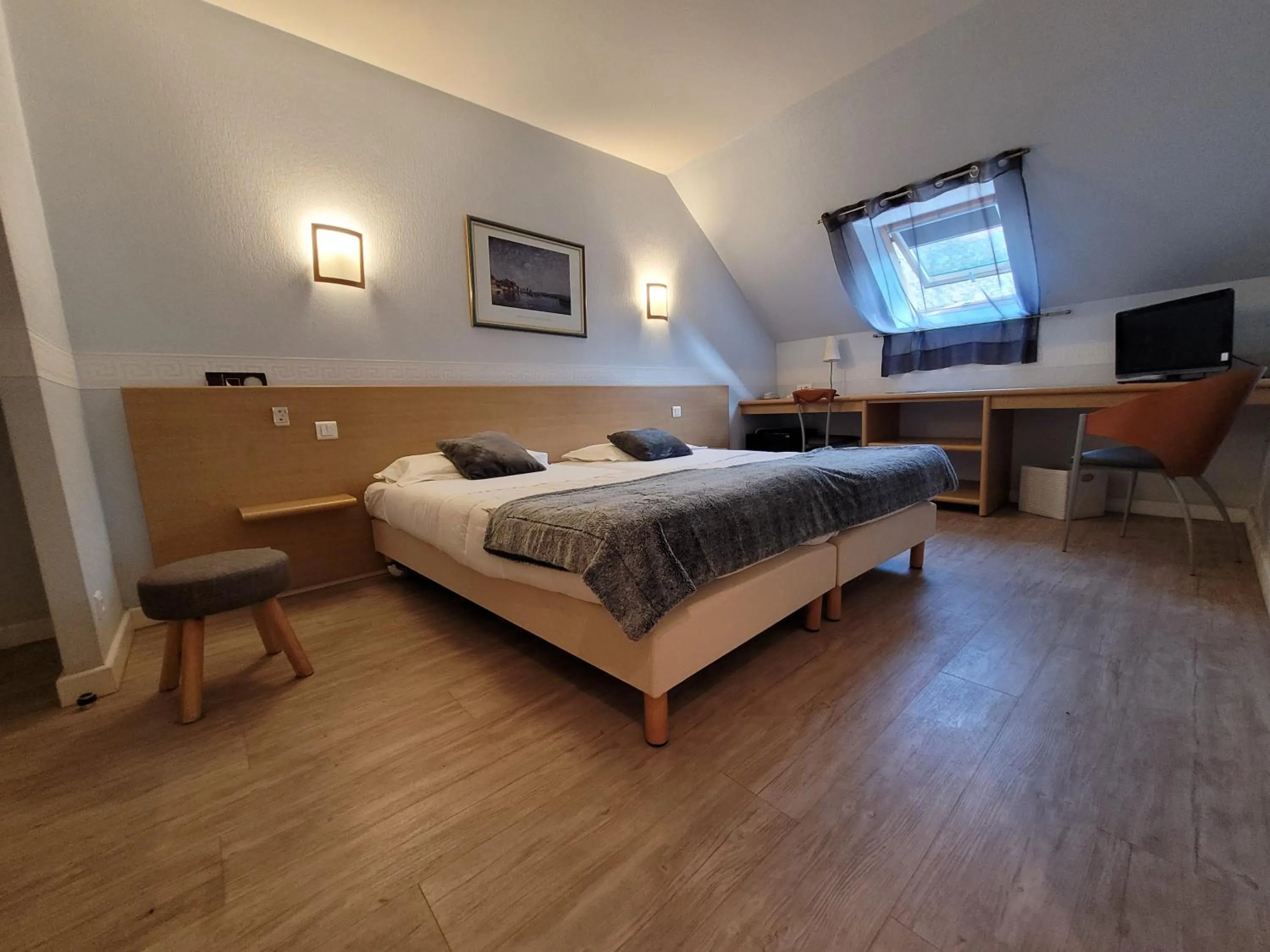 Bed in Hotel Fouillade