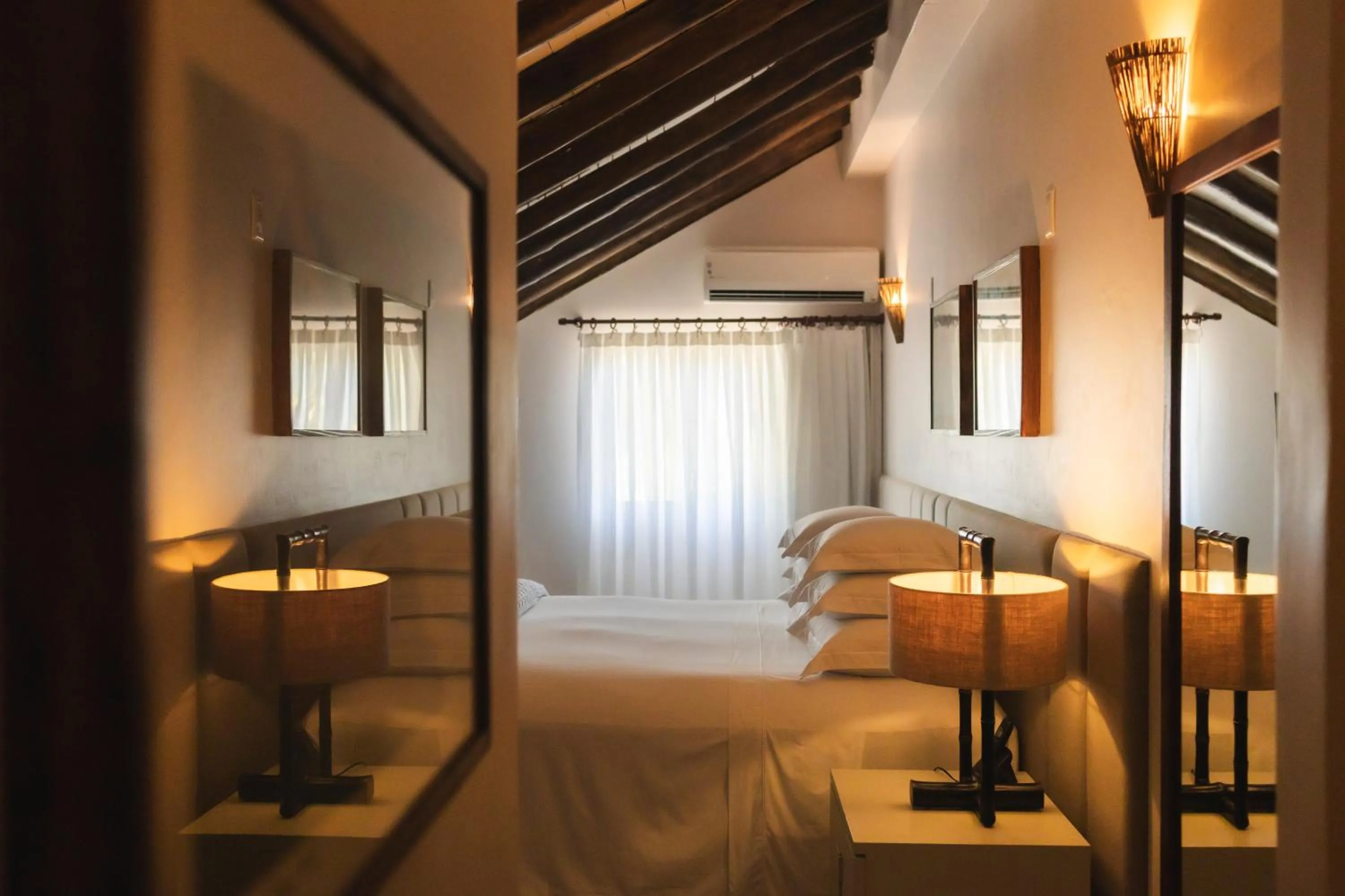 Bed in Pousada Maravilha