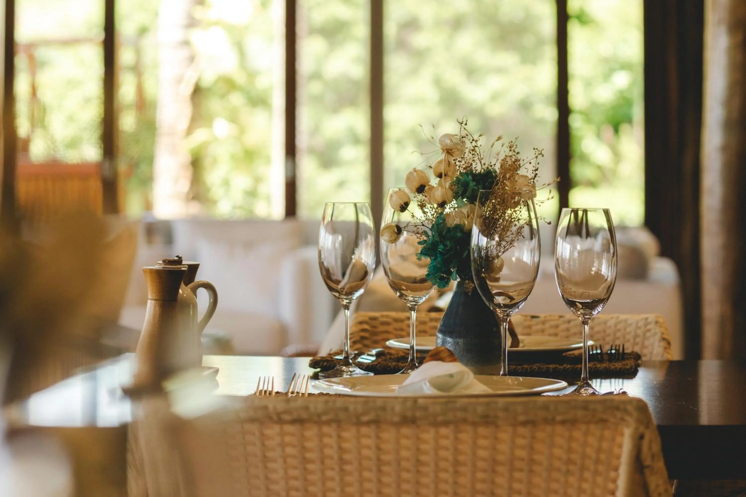 Dining area in Pousada Maravilha