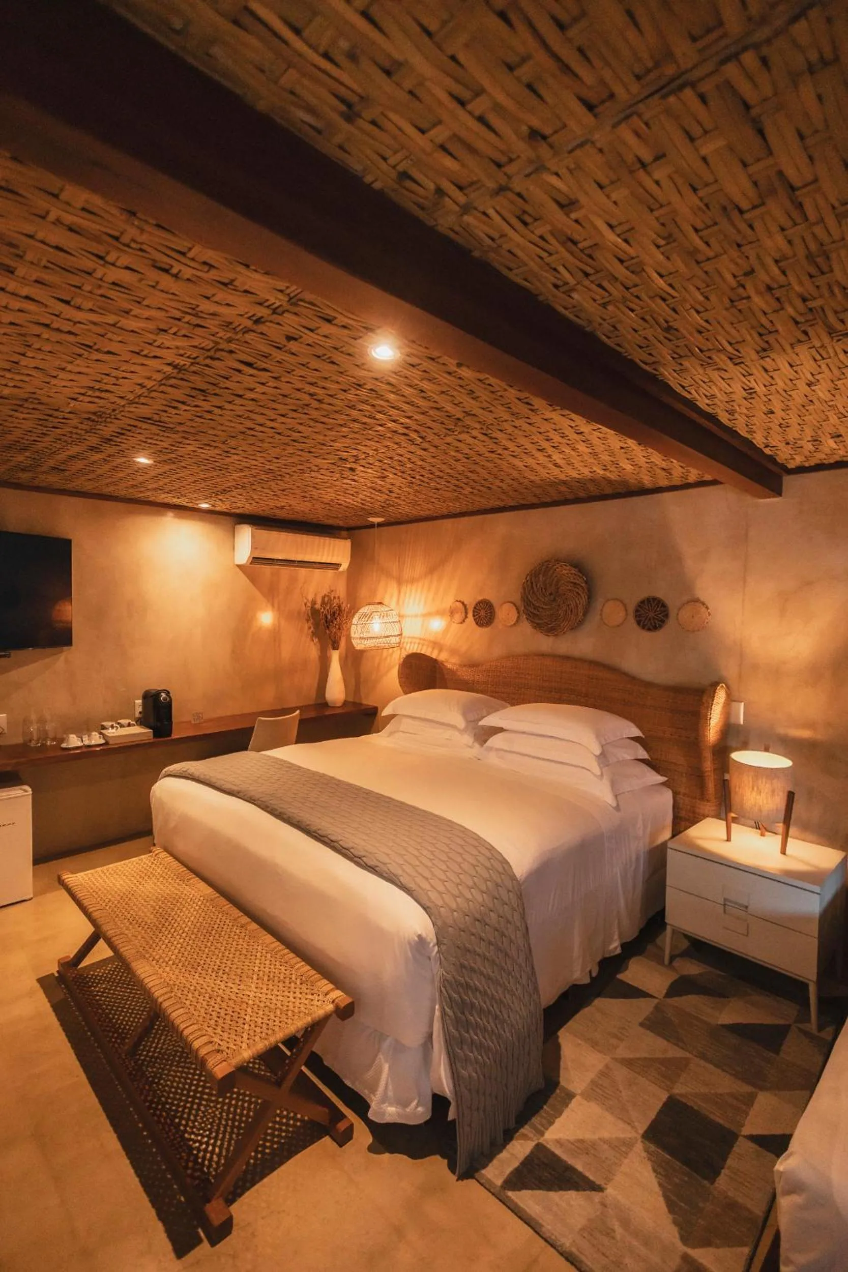 Bed in Pousada Maravilha