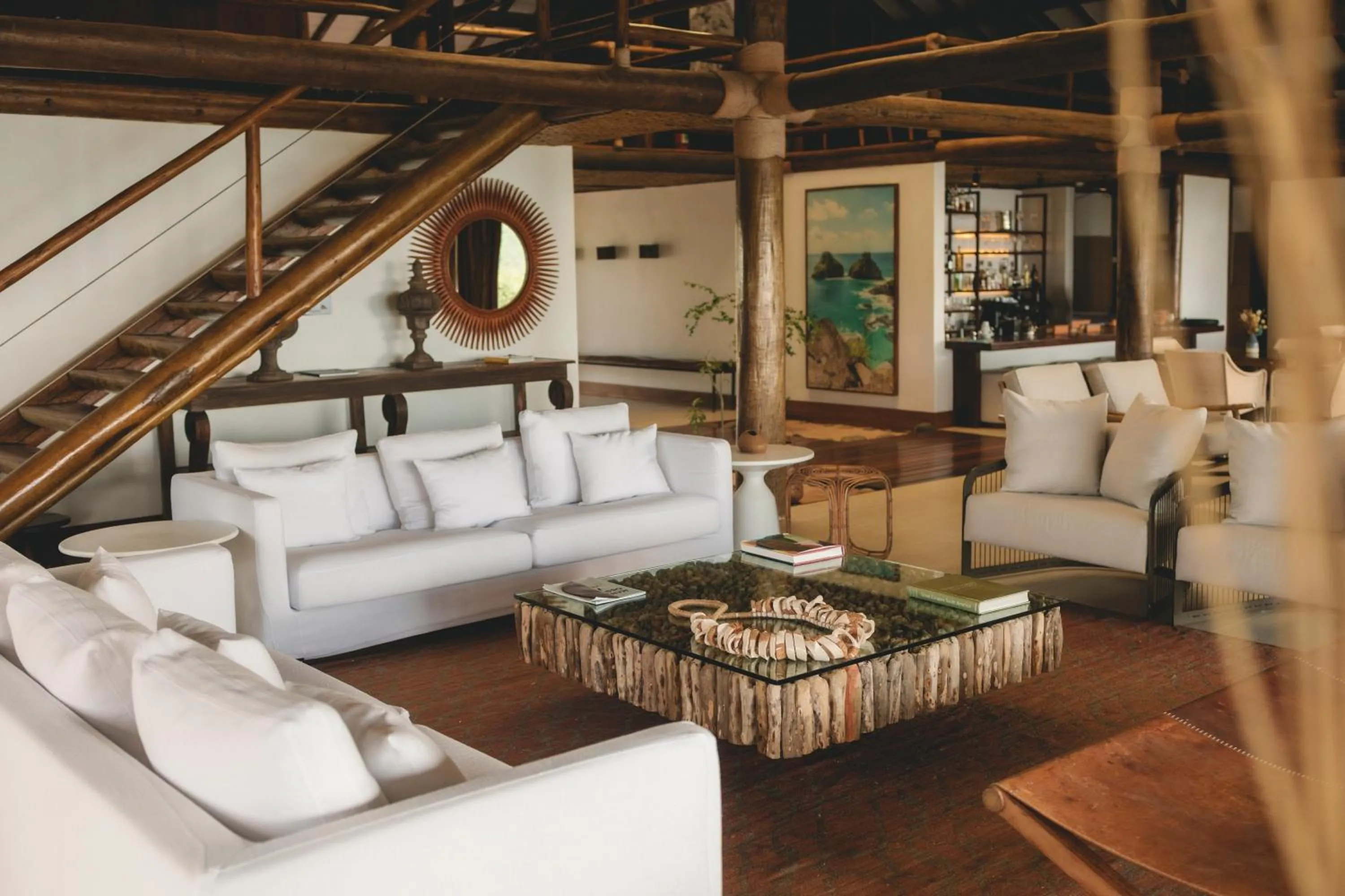 Living room in Pousada Maravilha