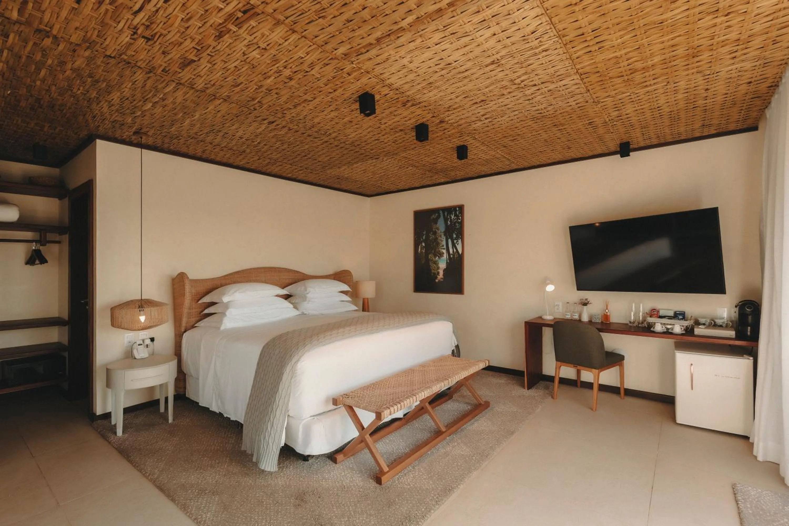 Bed in Pousada Maravilha