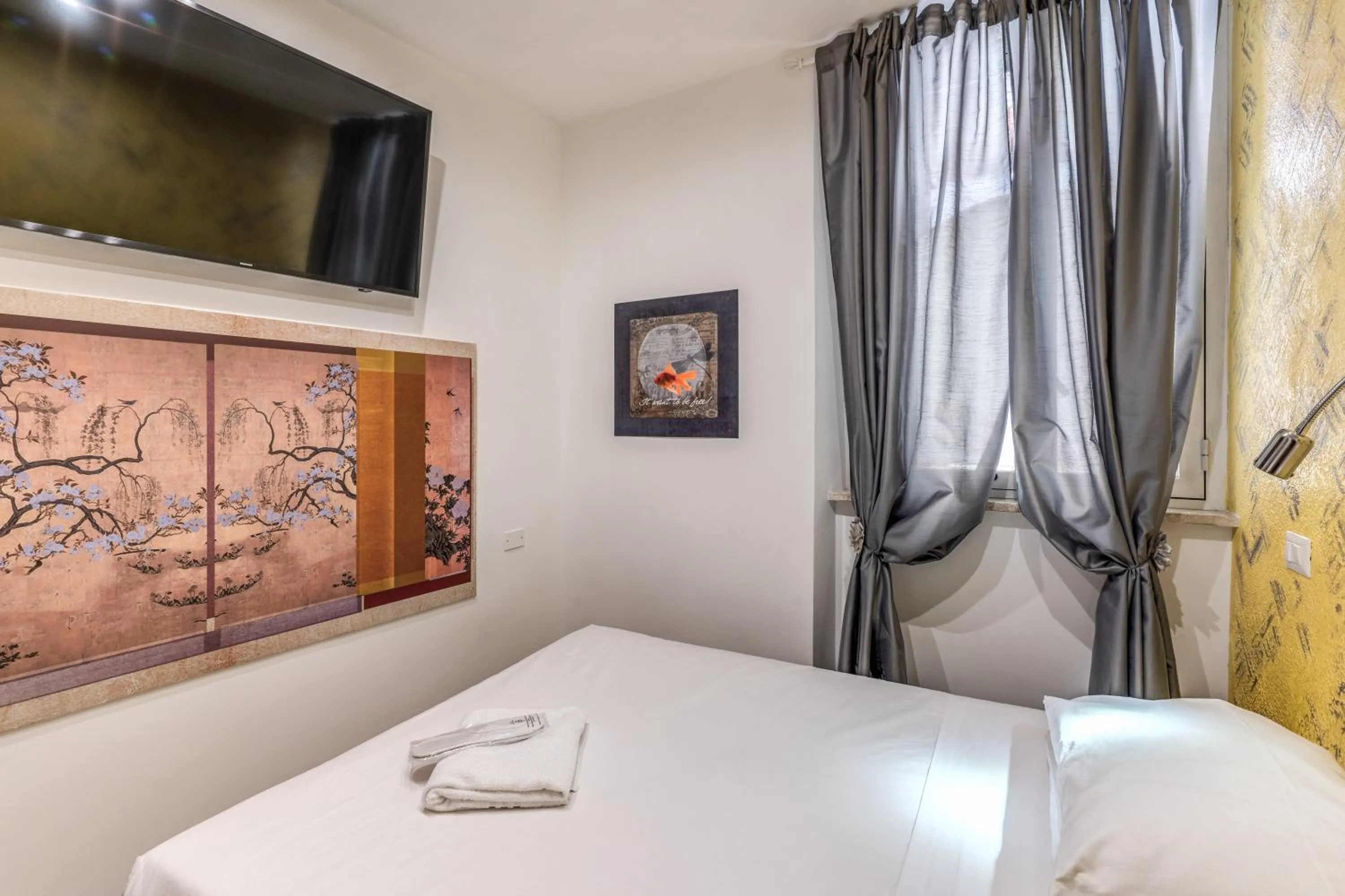 Bed in Hotel Santa Prassede