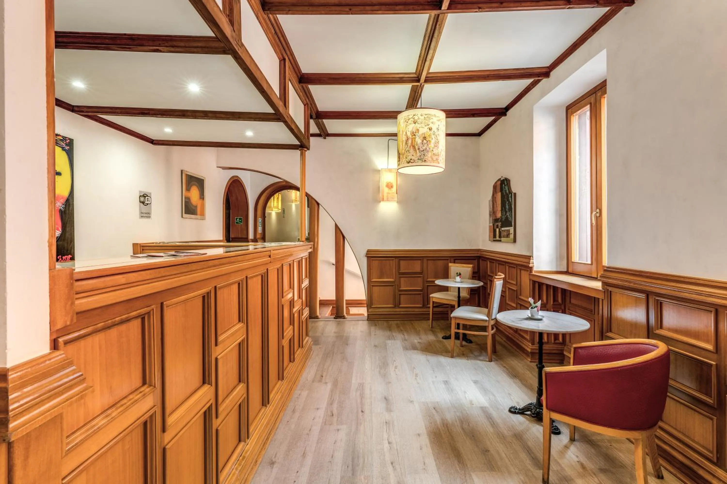 Lobby or reception in Hotel Santa Prassede