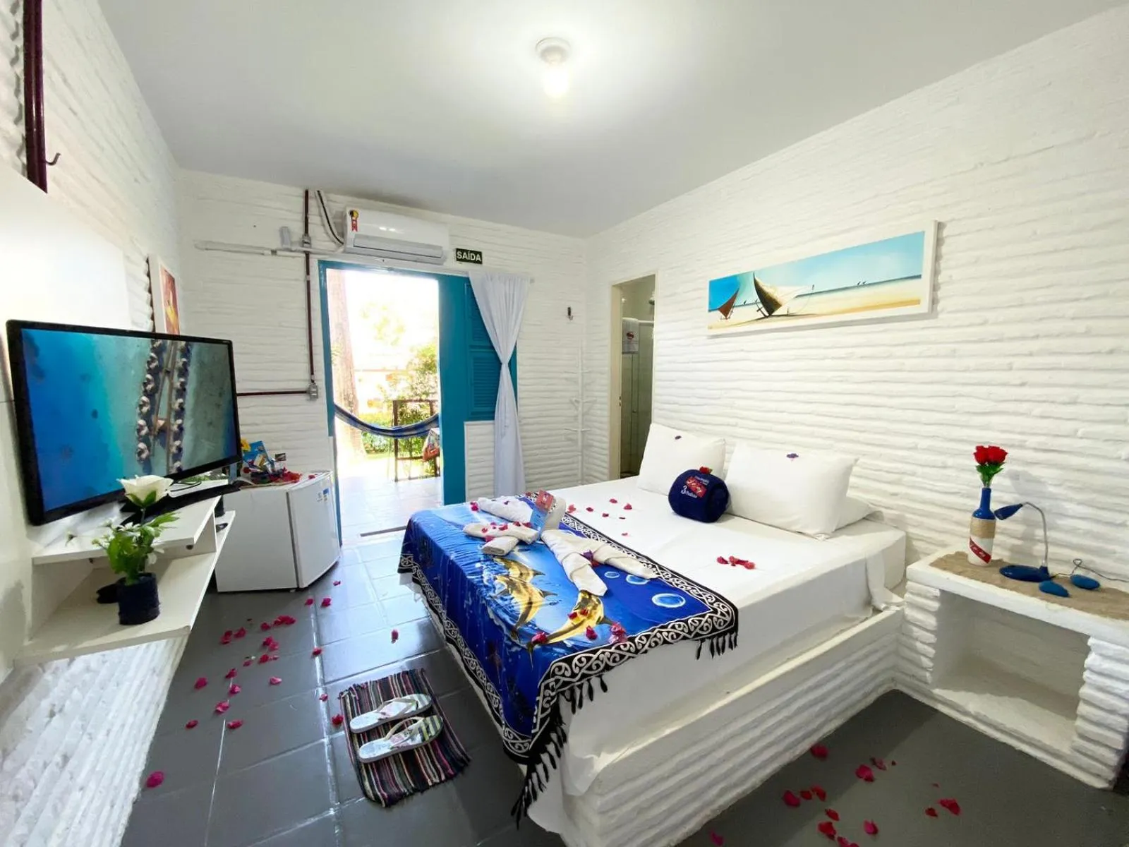 Bed in Pousada & Food 3 Abelhas