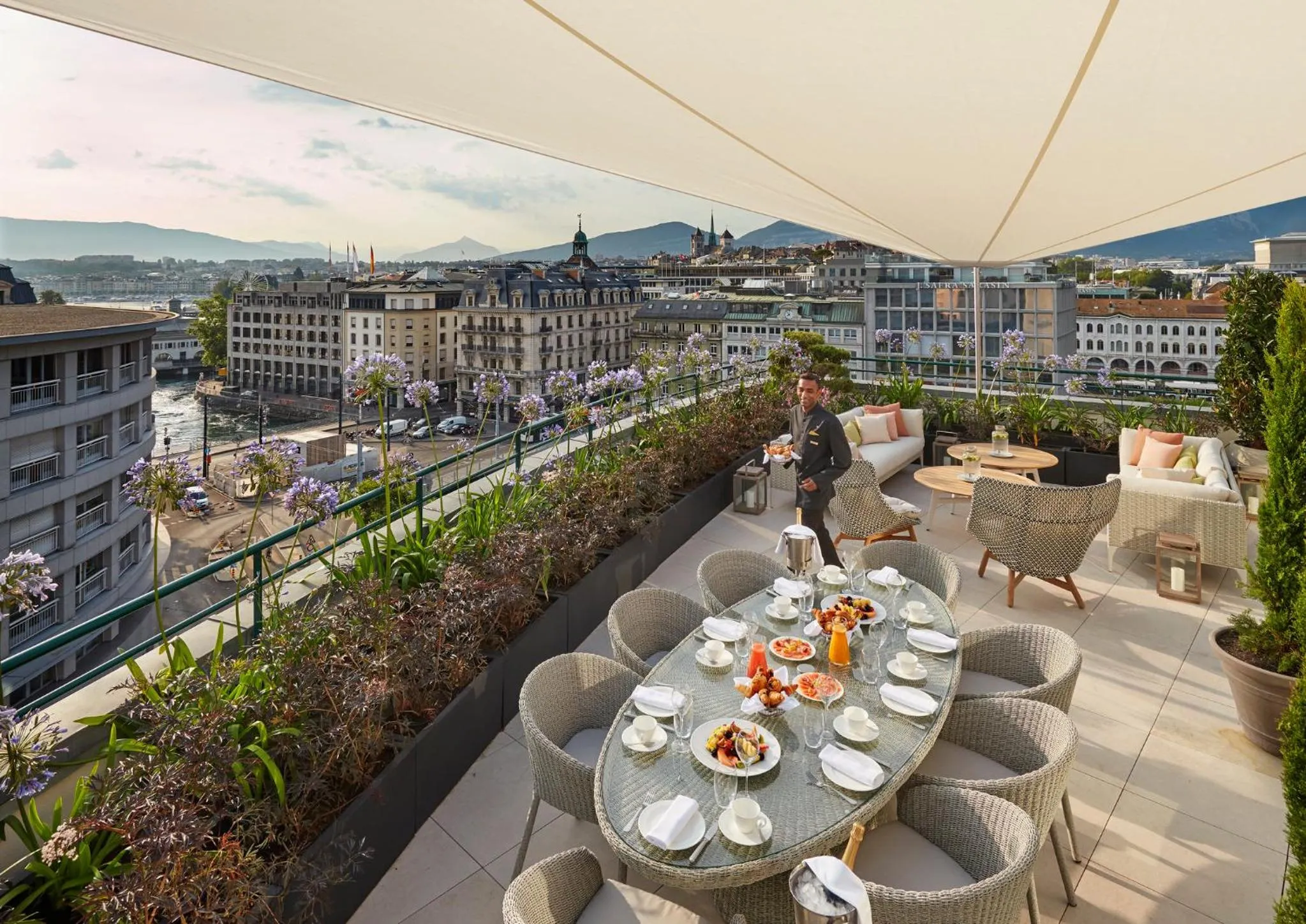 Balcony/Terrace in Mandarin Oriental, Geneva