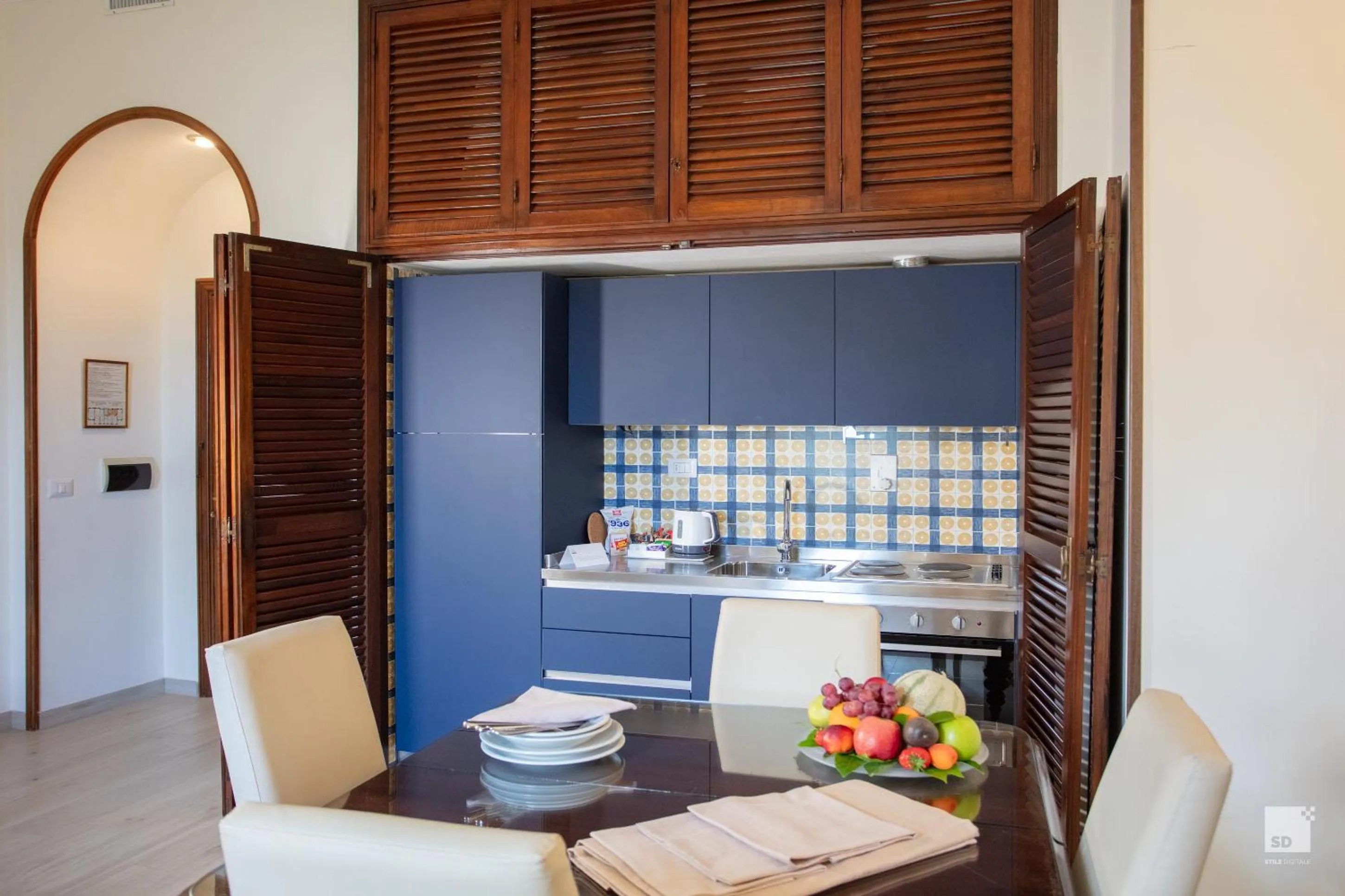 kitchen in Aldrovandi Residence City Suites