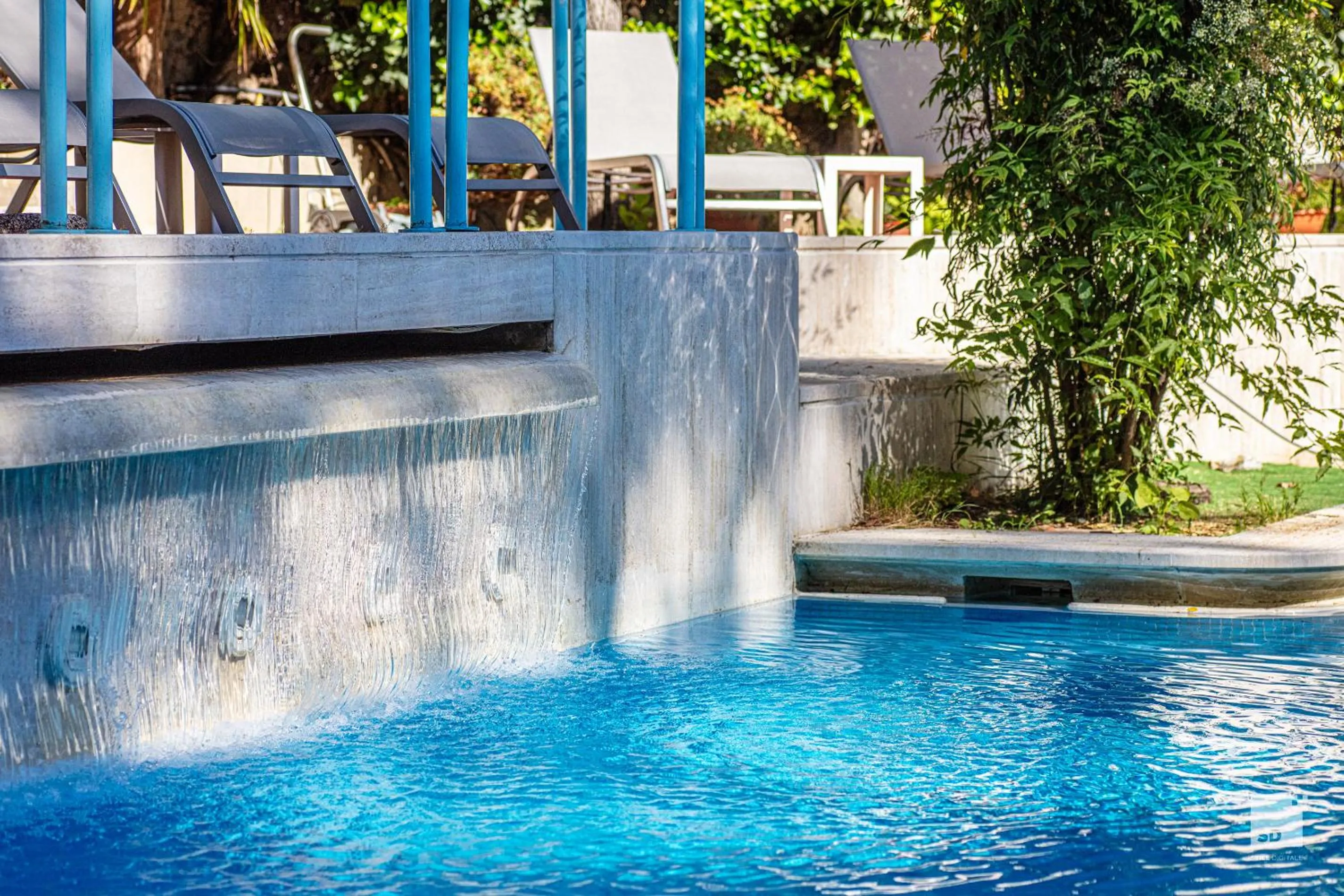 Pool view in Aldrovandi Residence City Suites