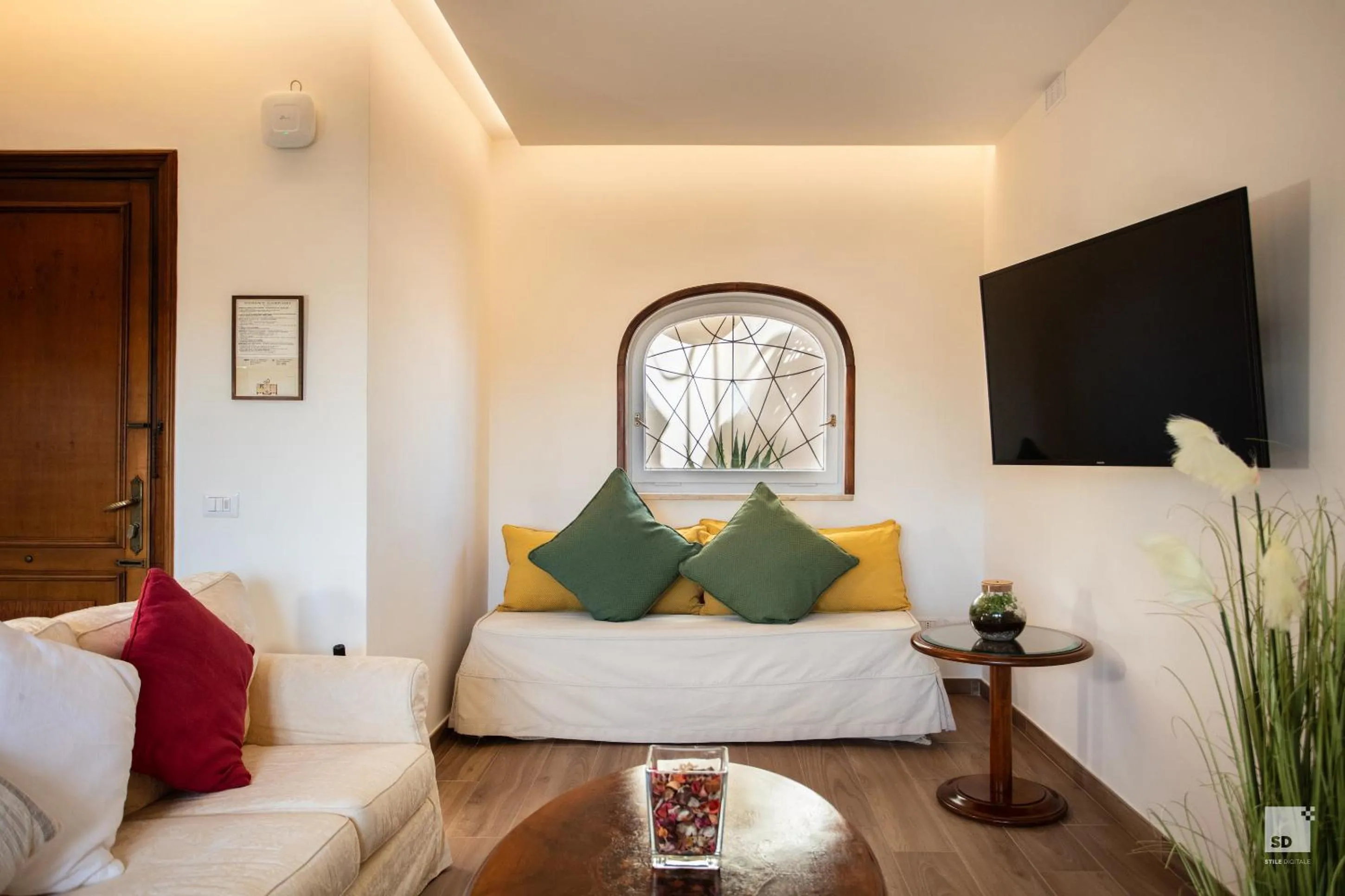 Living room in Aldrovandi Residence City Suites