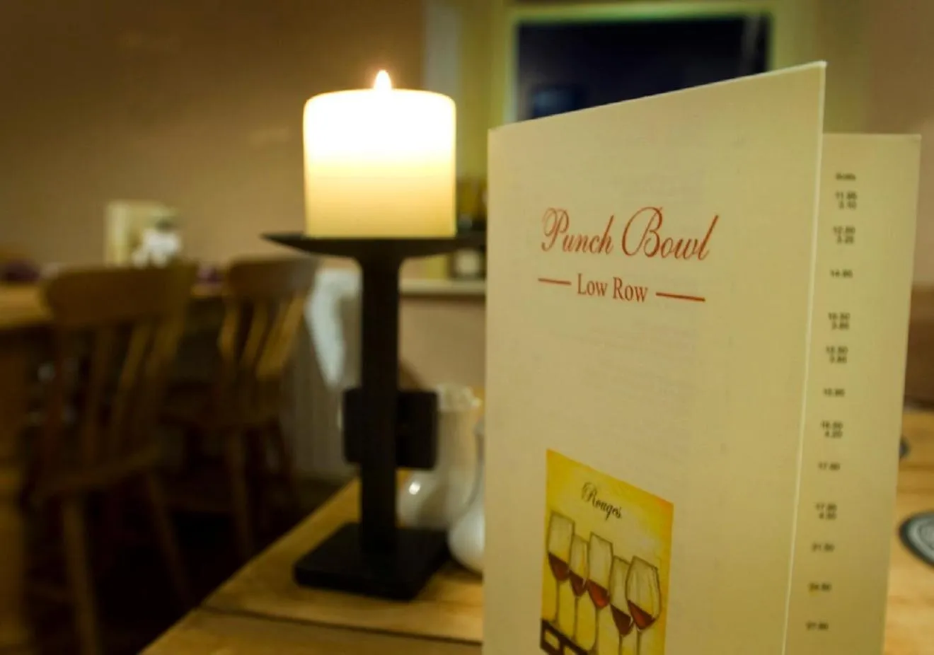 Decorative detail in The Punch Bowl Inn