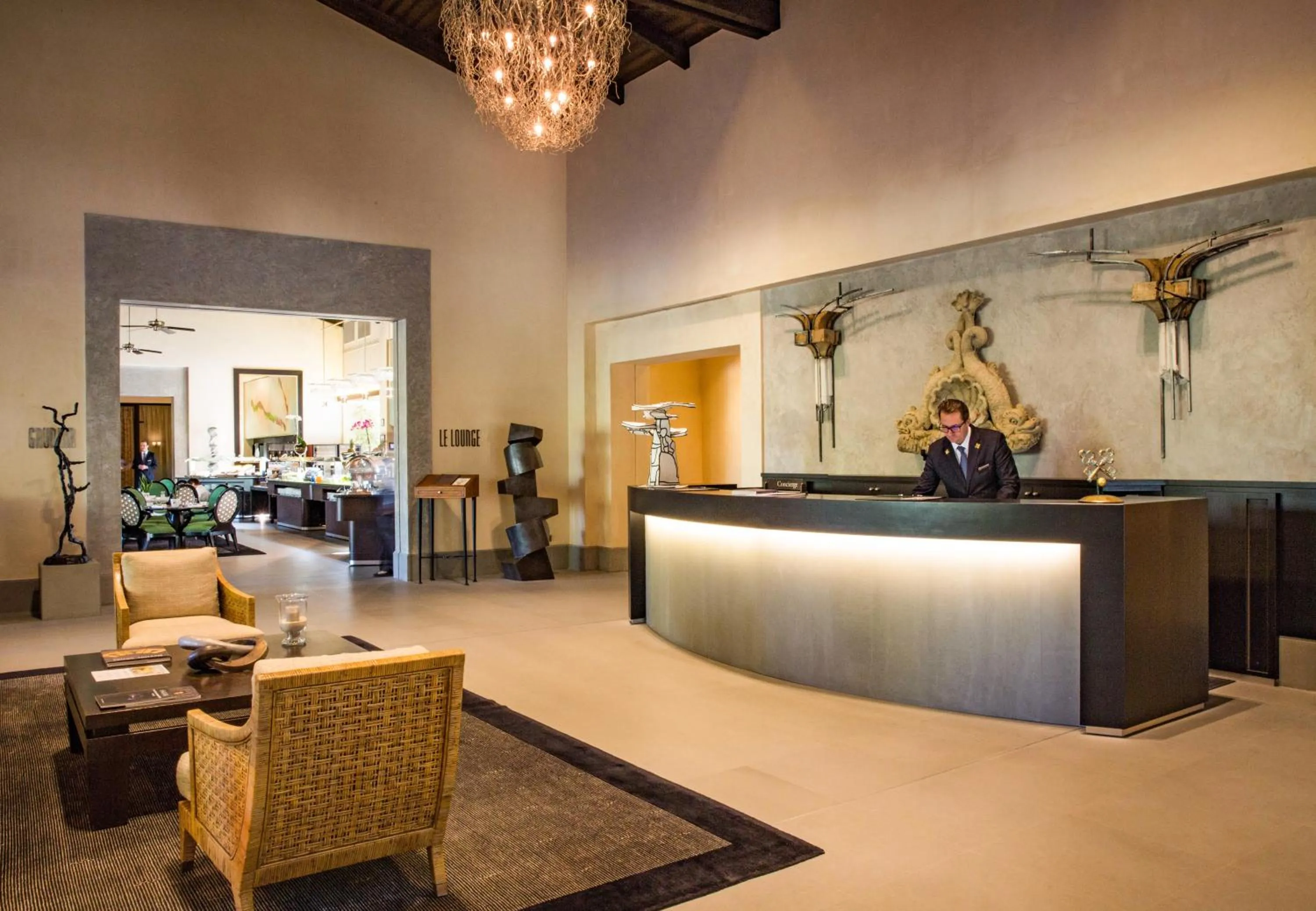 Lobby or reception in Terre Blanche Hotel Spa Golf Resort