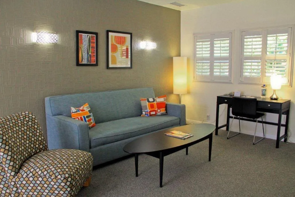 Living room in Magic Castle Hotel