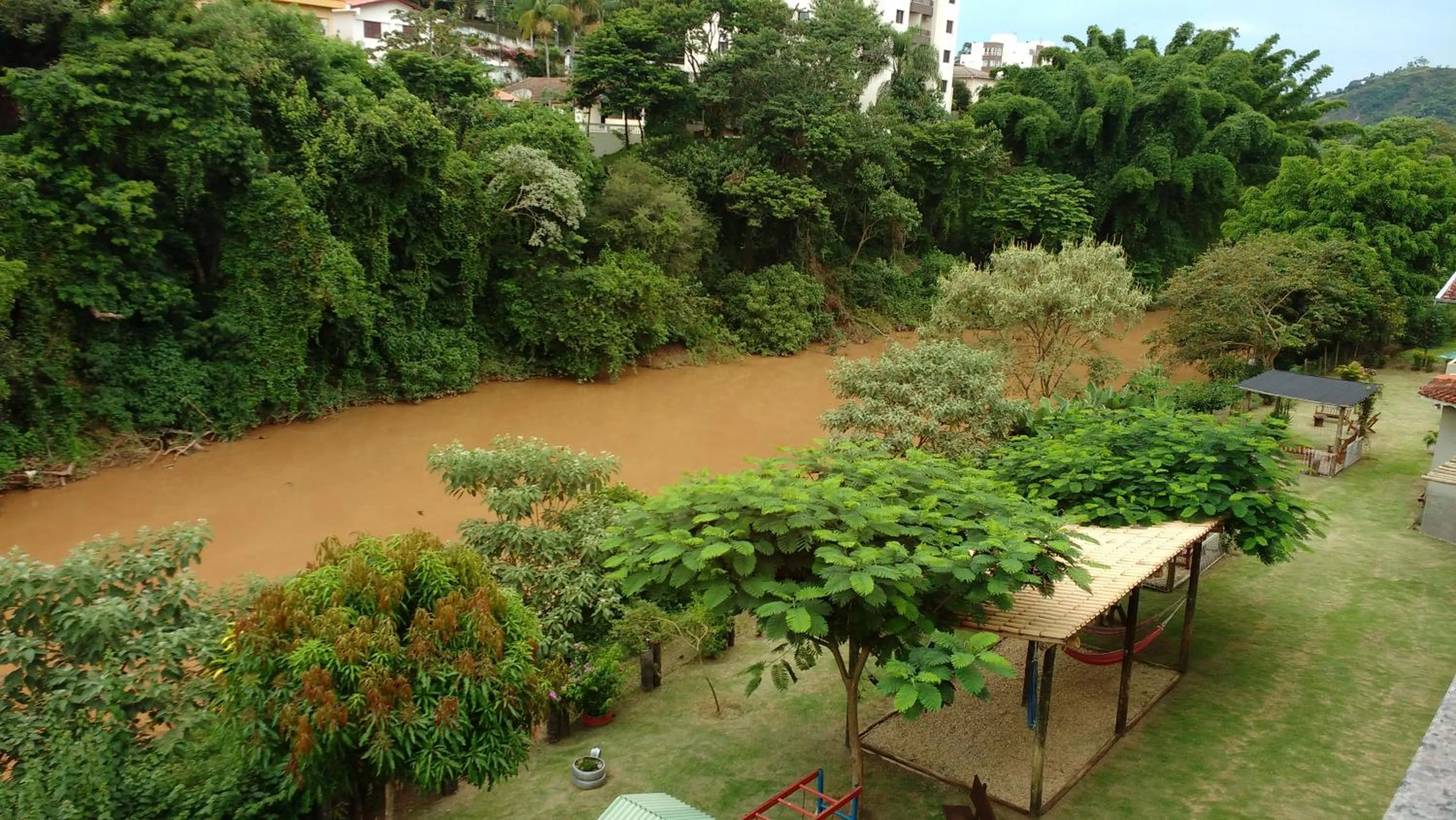 Garden view in Hotel Santiago