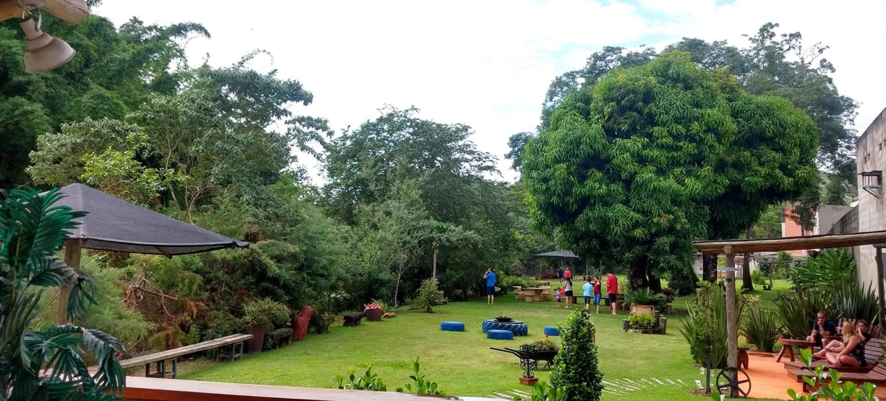 Garden in Hotel Santiago