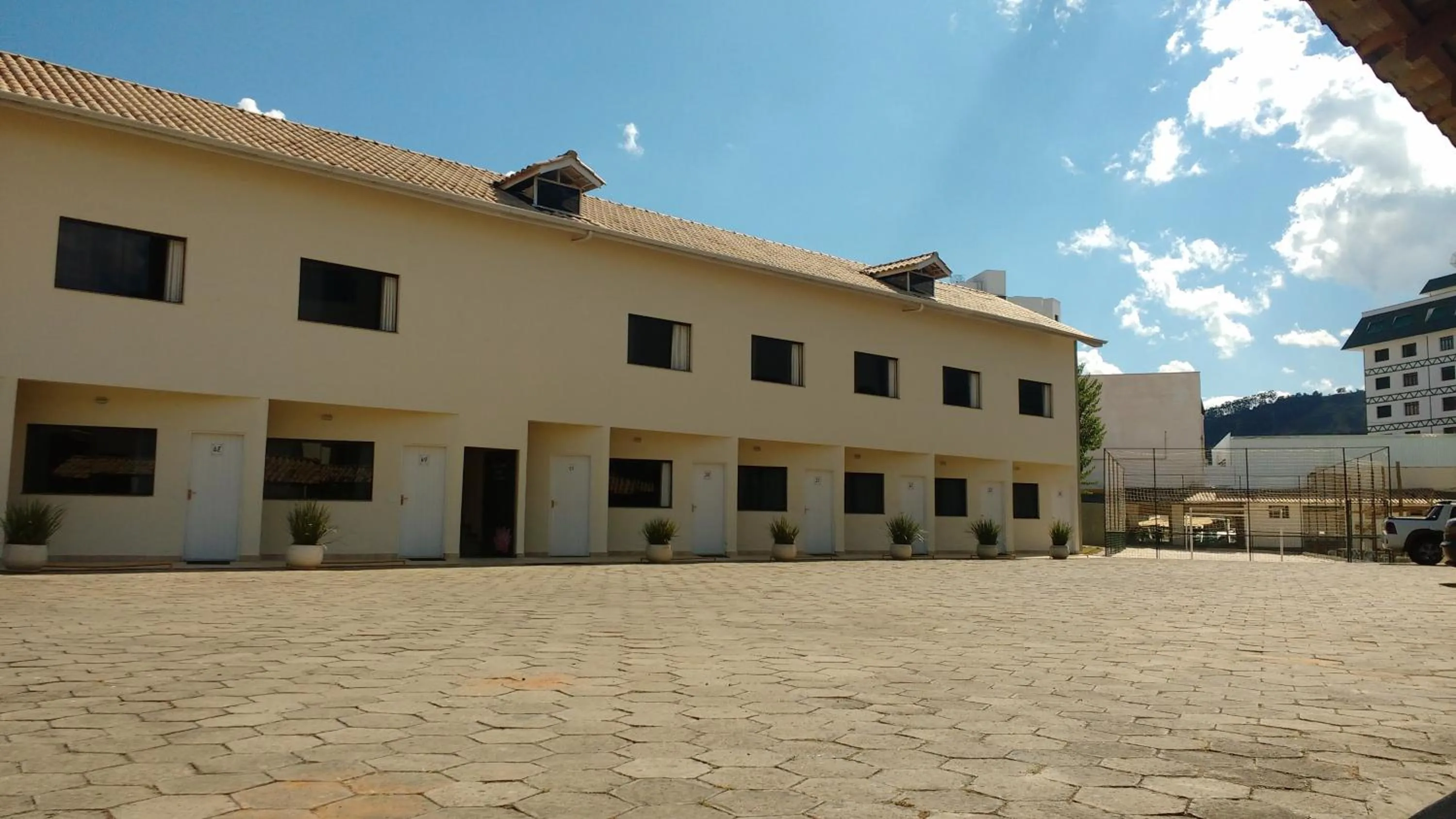 Facade/entrance in Hotel Santiago
