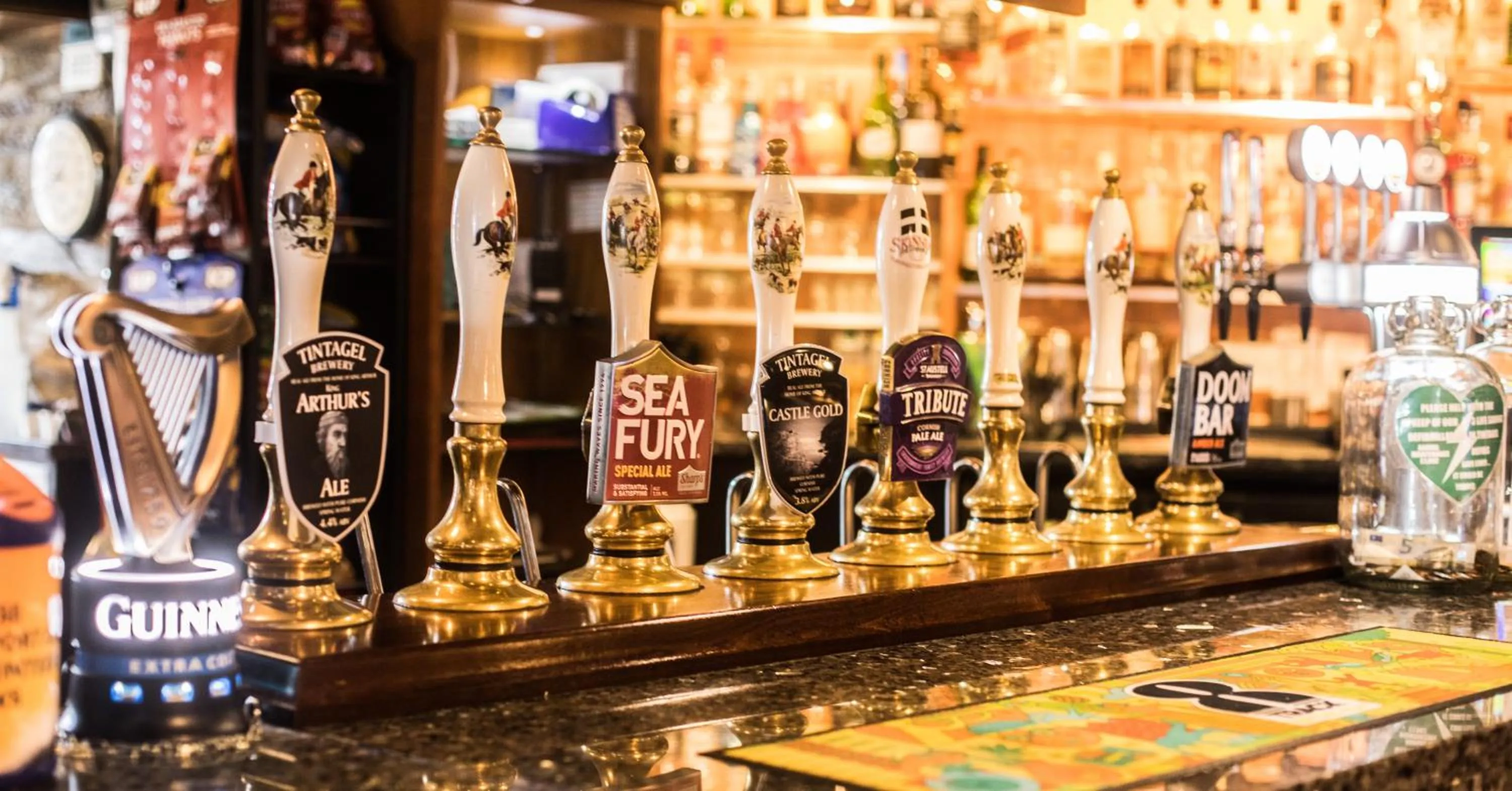 Drinks in King Arthurs Arms