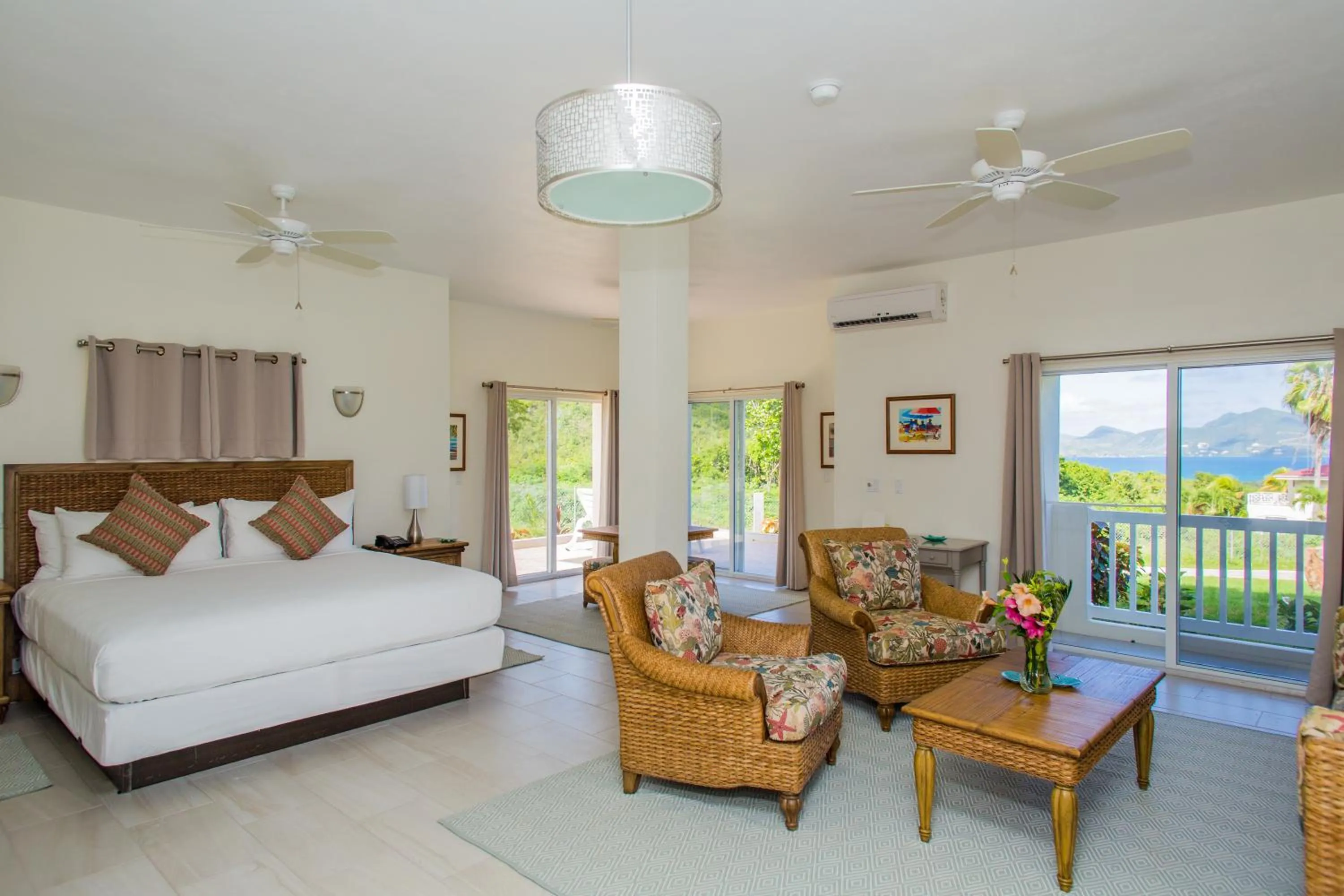 Bed in Mount Nevis Hotel