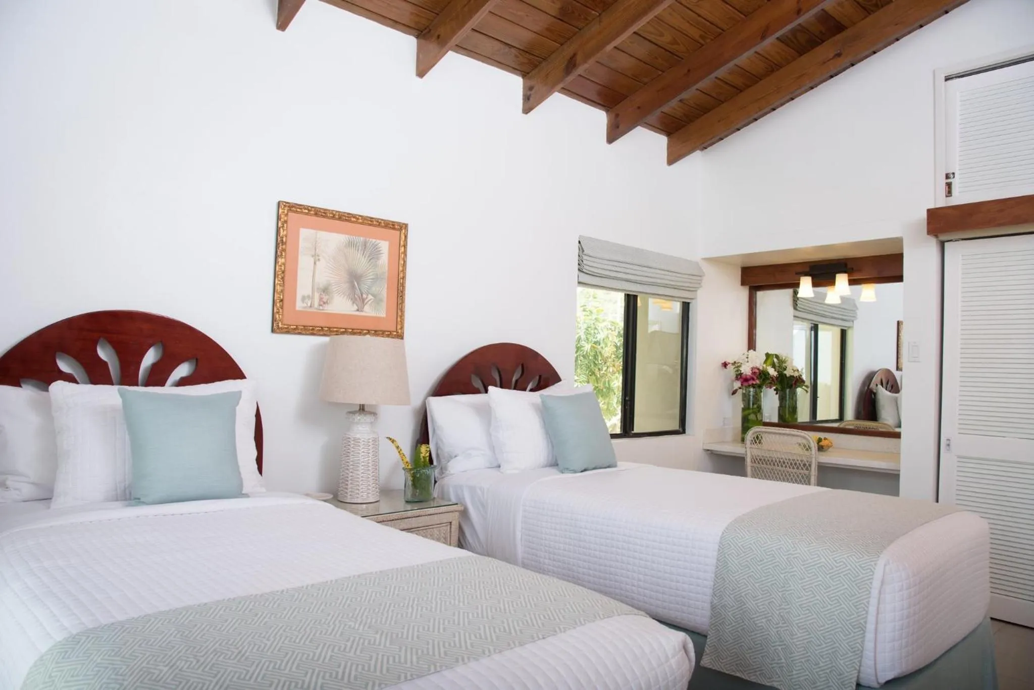 Bed in Mount Nevis Hotel