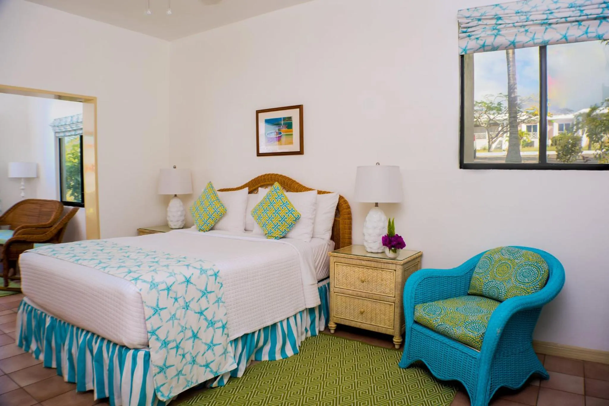 Bed in Mount Nevis Hotel