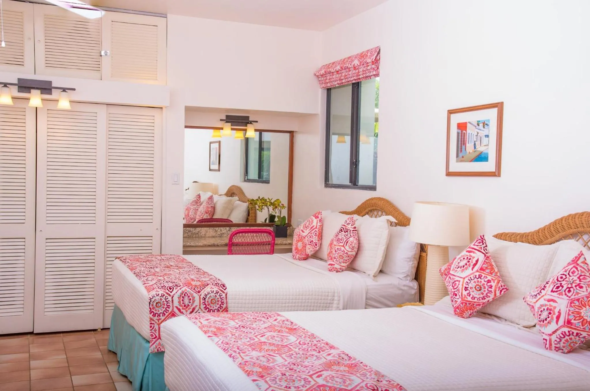 Bed in Mount Nevis Hotel