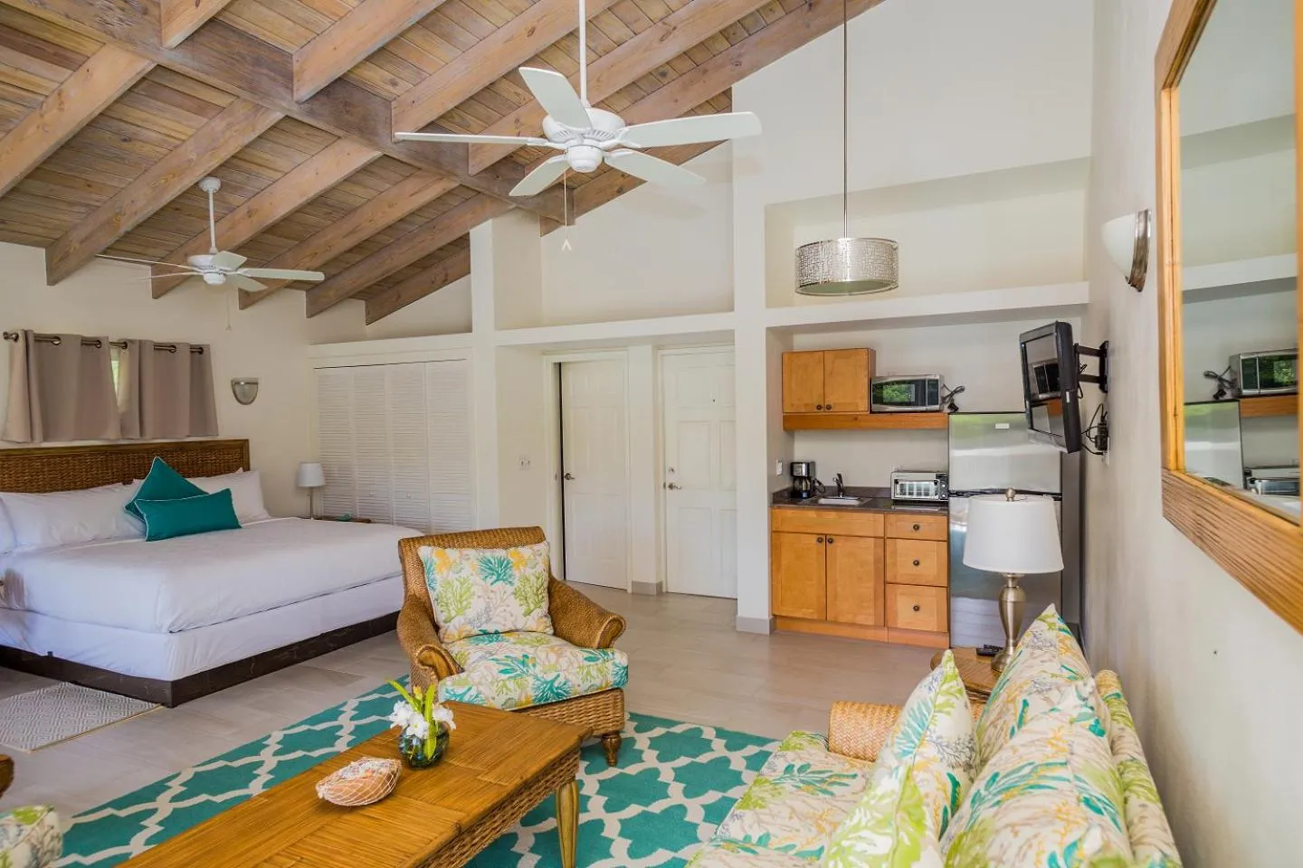 Bed in Mount Nevis Hotel