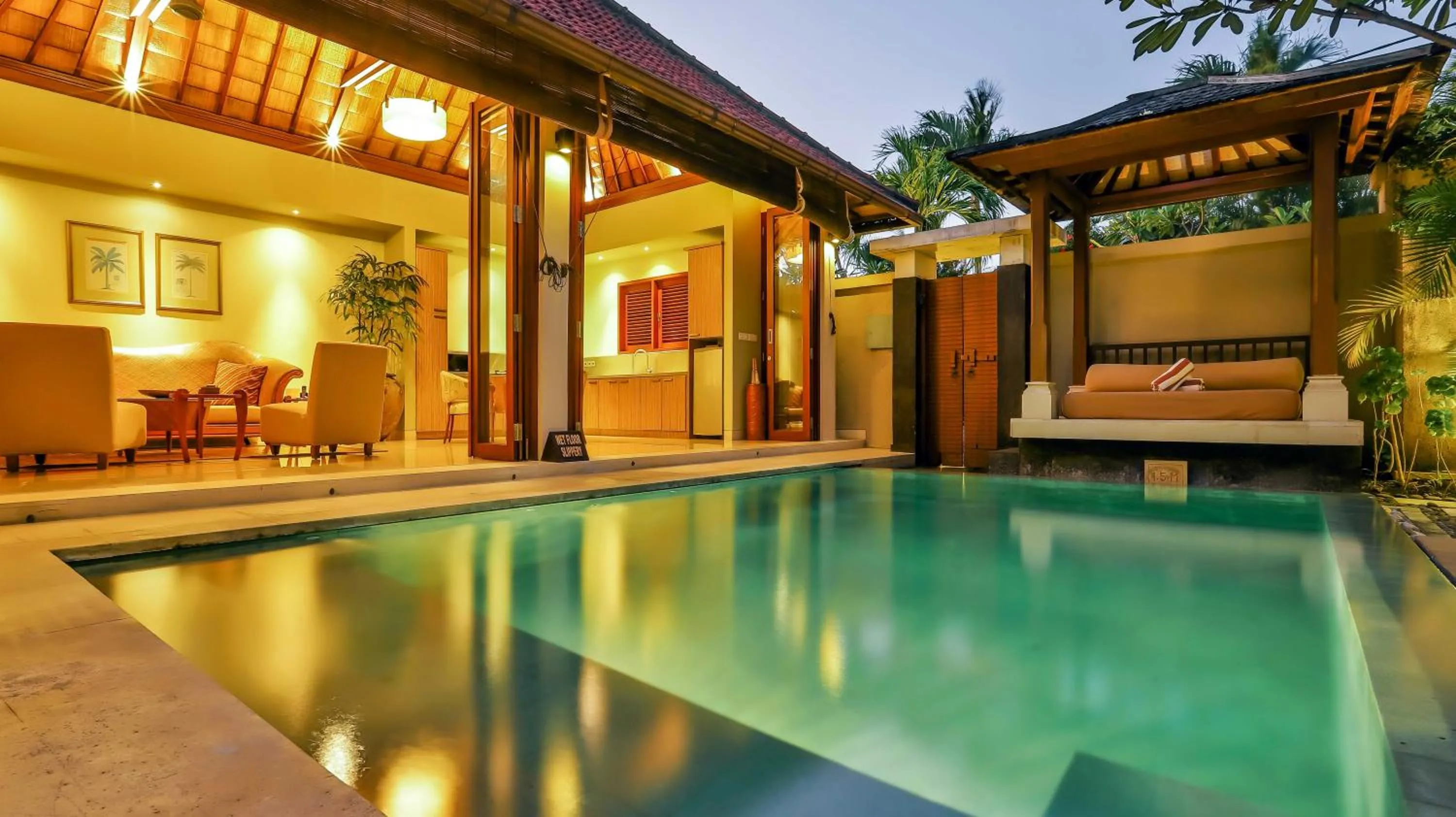 Swimming pool in DISINI Luxury Spa Villas-CHSE Certified